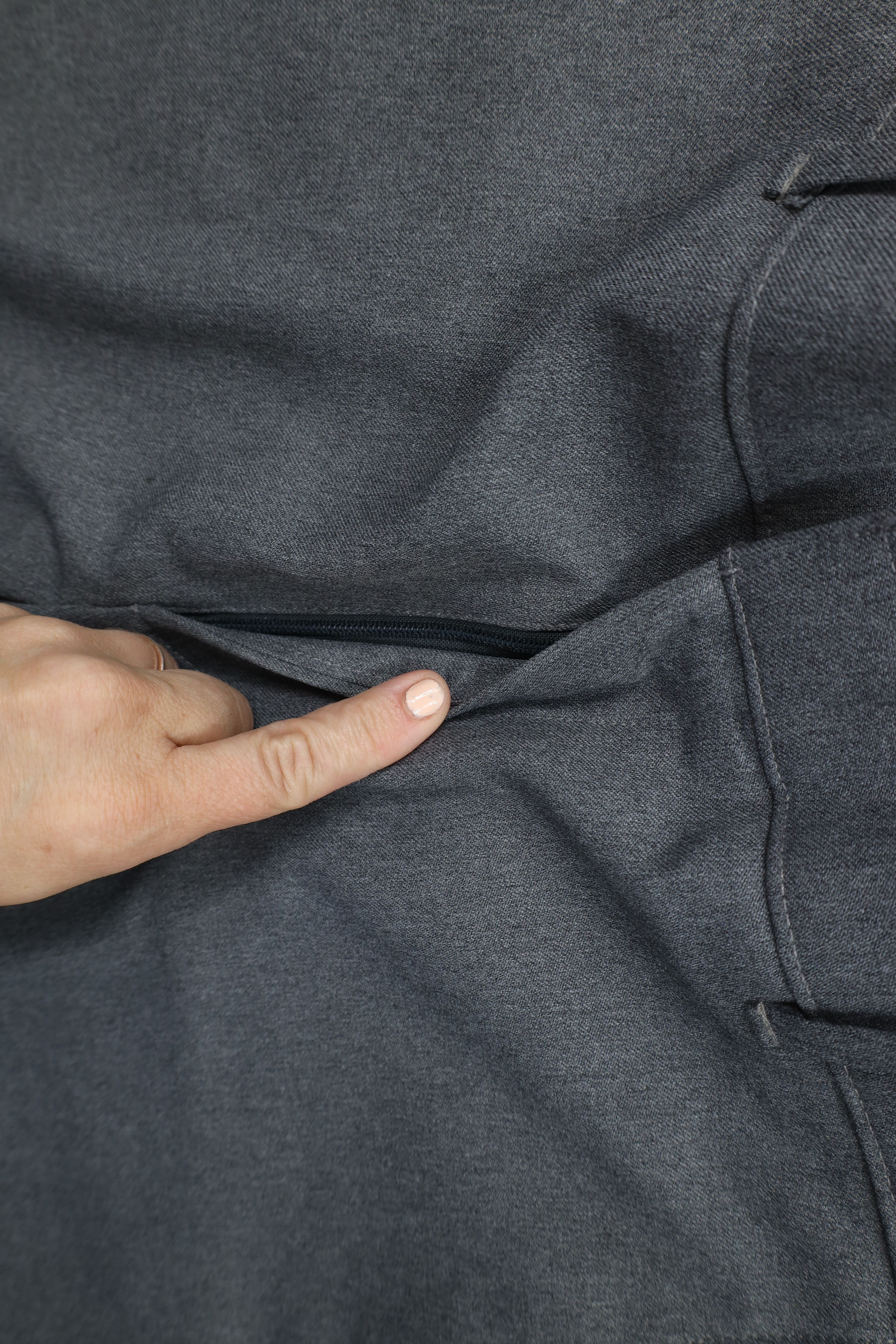 Levi's × Vintage Vintage 70s Levis Wide Leg Chino Pants Heather Gray USA Size US 32 / EU 48 - 6 Thumbnail