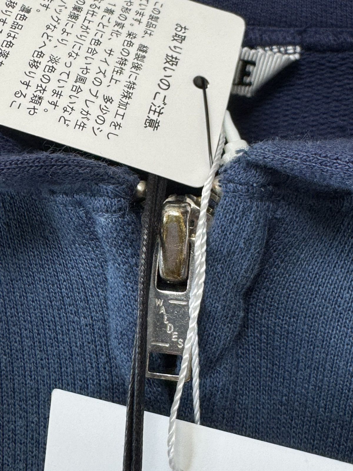 Auralee AURALEE Product dyed pima light sweat zip parka LIGHT NAVY Size S / US 4 / IT 40 - 6 Thumbnail
