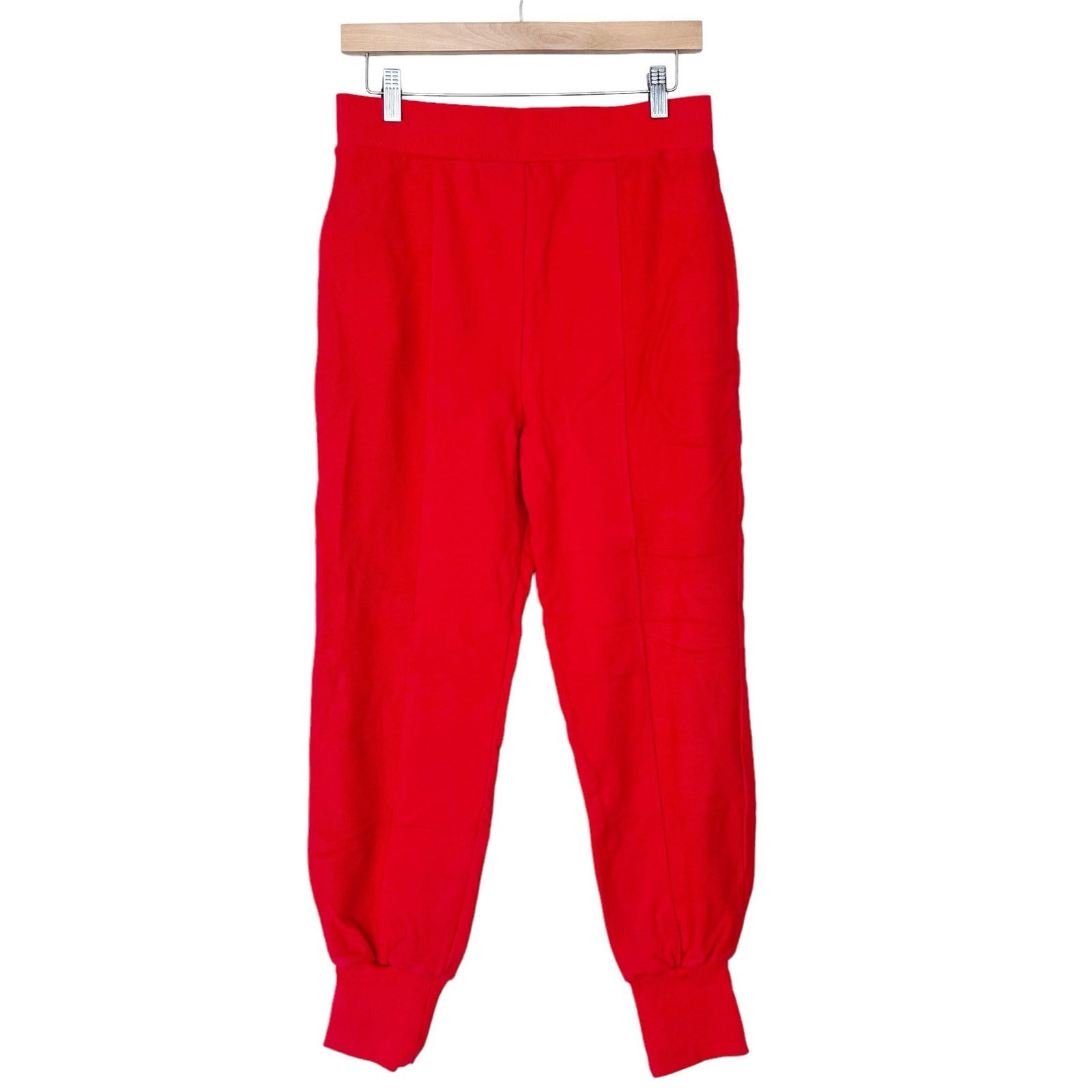 Herve Leger Herve Leger Red Joggers Sz M Size 30" / US 8 / IT 44 - 1 Thumbnail