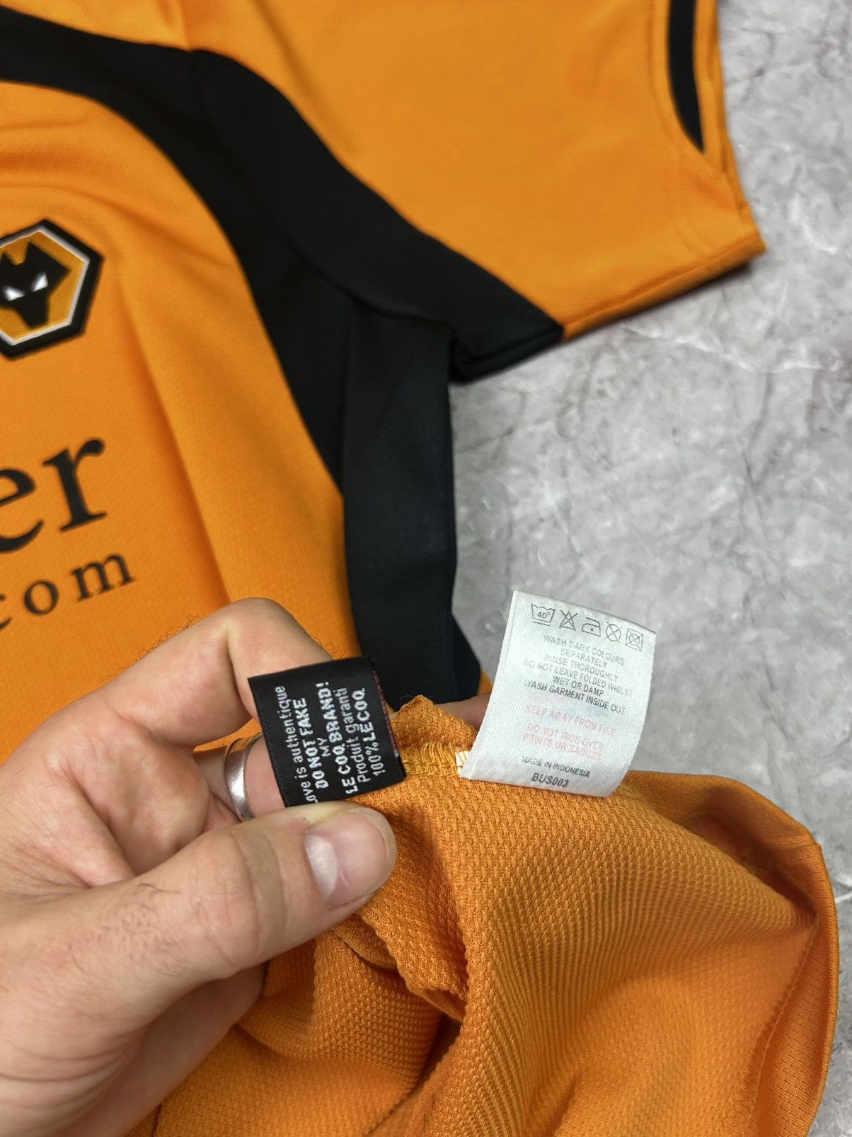 Le Coq Sportif Vintage Le Coq Sportif Wolverhampton Jersey Size L Size US L / EU 52-54 / 3 - 10 Thumbnail