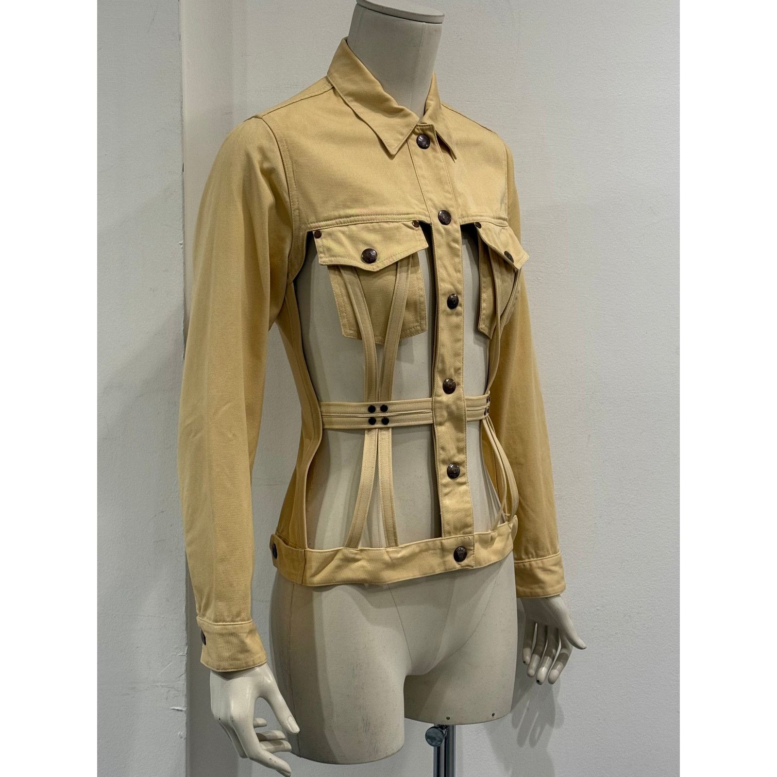 Jean Paul Gaultier 1989 Jean Paul Gaultier Junior iconic cage jacket Size M / US 6-8 / IT 42-44 - 2 Thumbnail