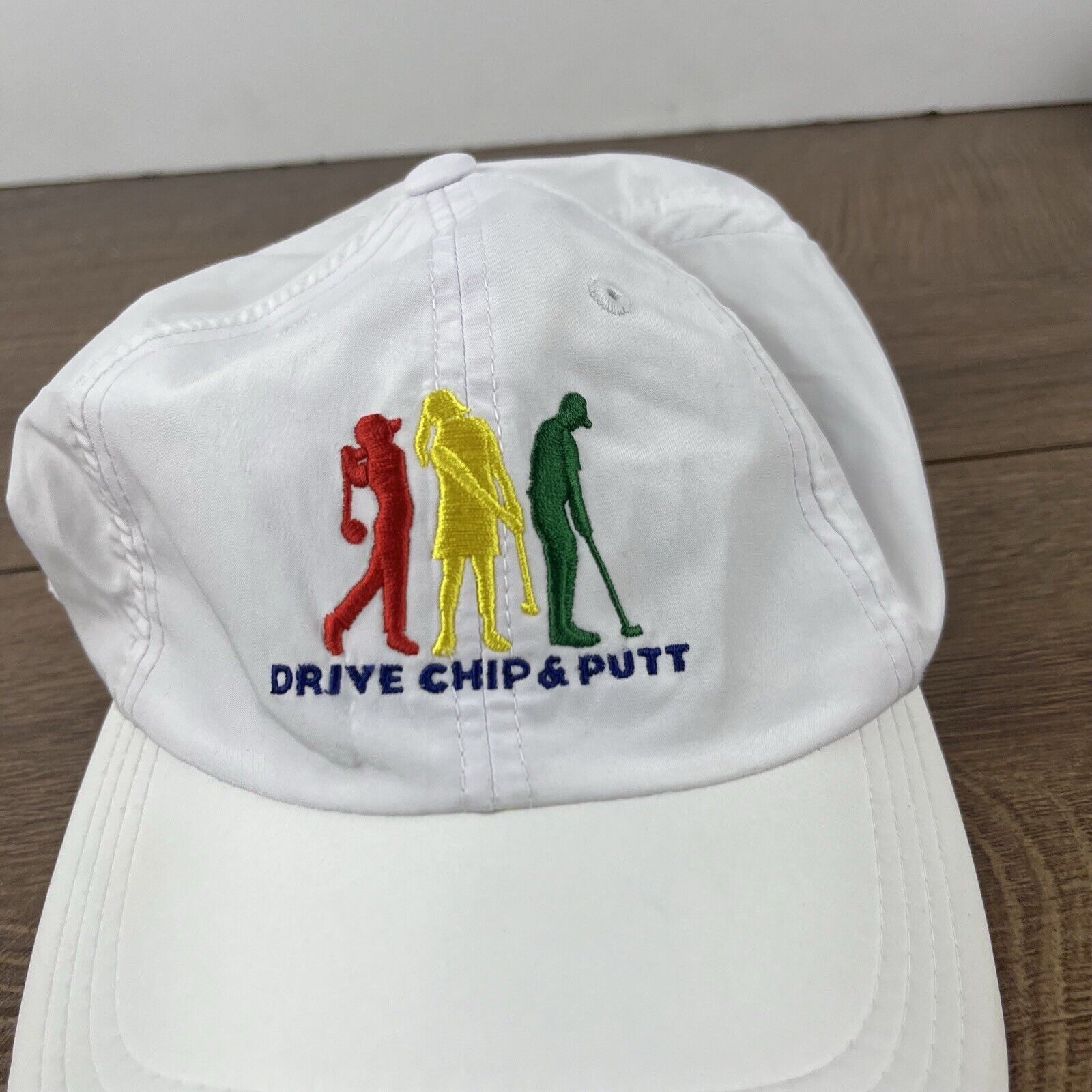 Other Golf Hat Drive Chip Put Adjustable Hat White Adjustable Hat Size ONE SIZE - 7 Thumbnail