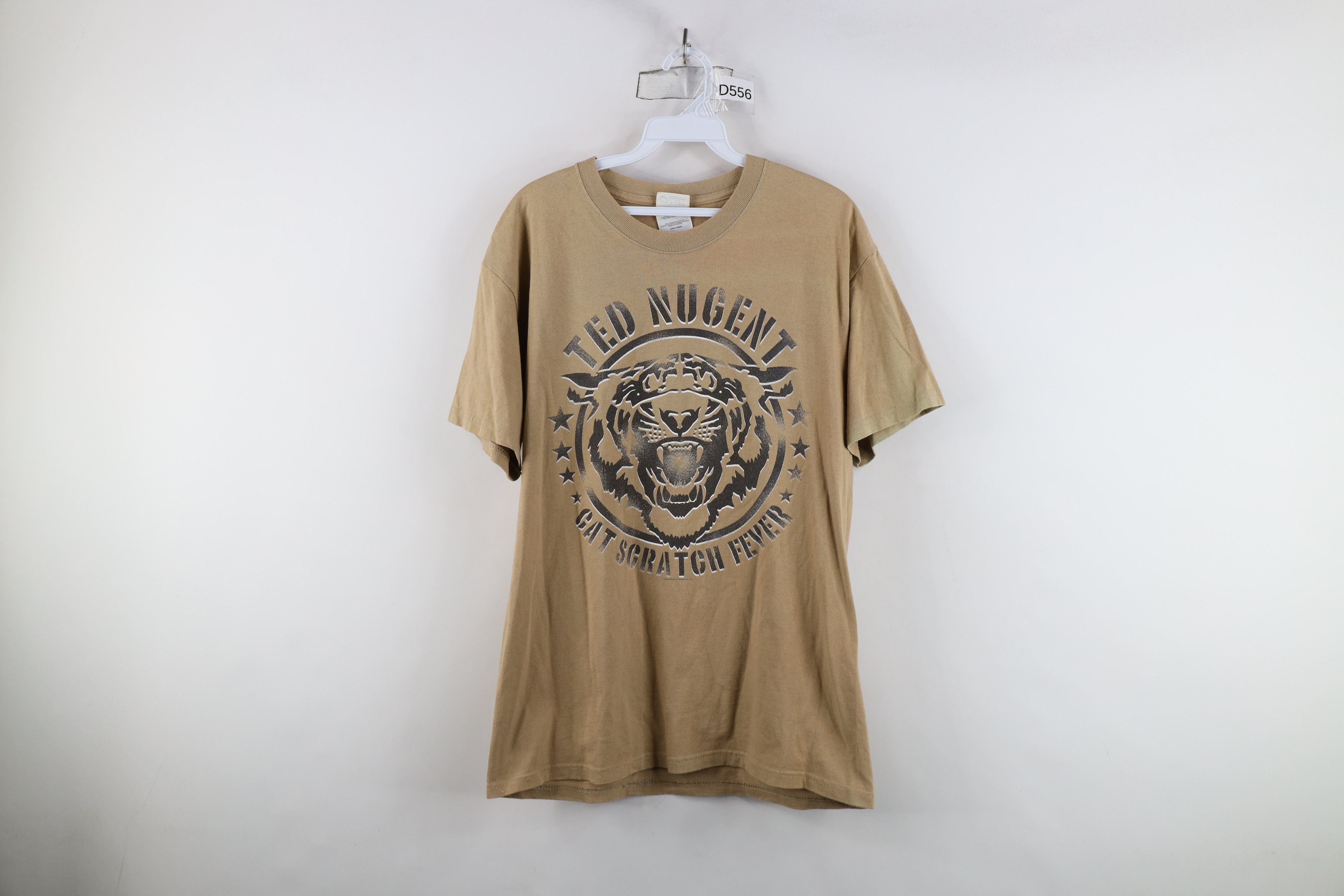 Vintage Vintage Y2K 2004 Cat Scratch Fever Ted Nugent Band T-Shirt Size US M / EU 48-50 / 2 - 1 Thumbnail