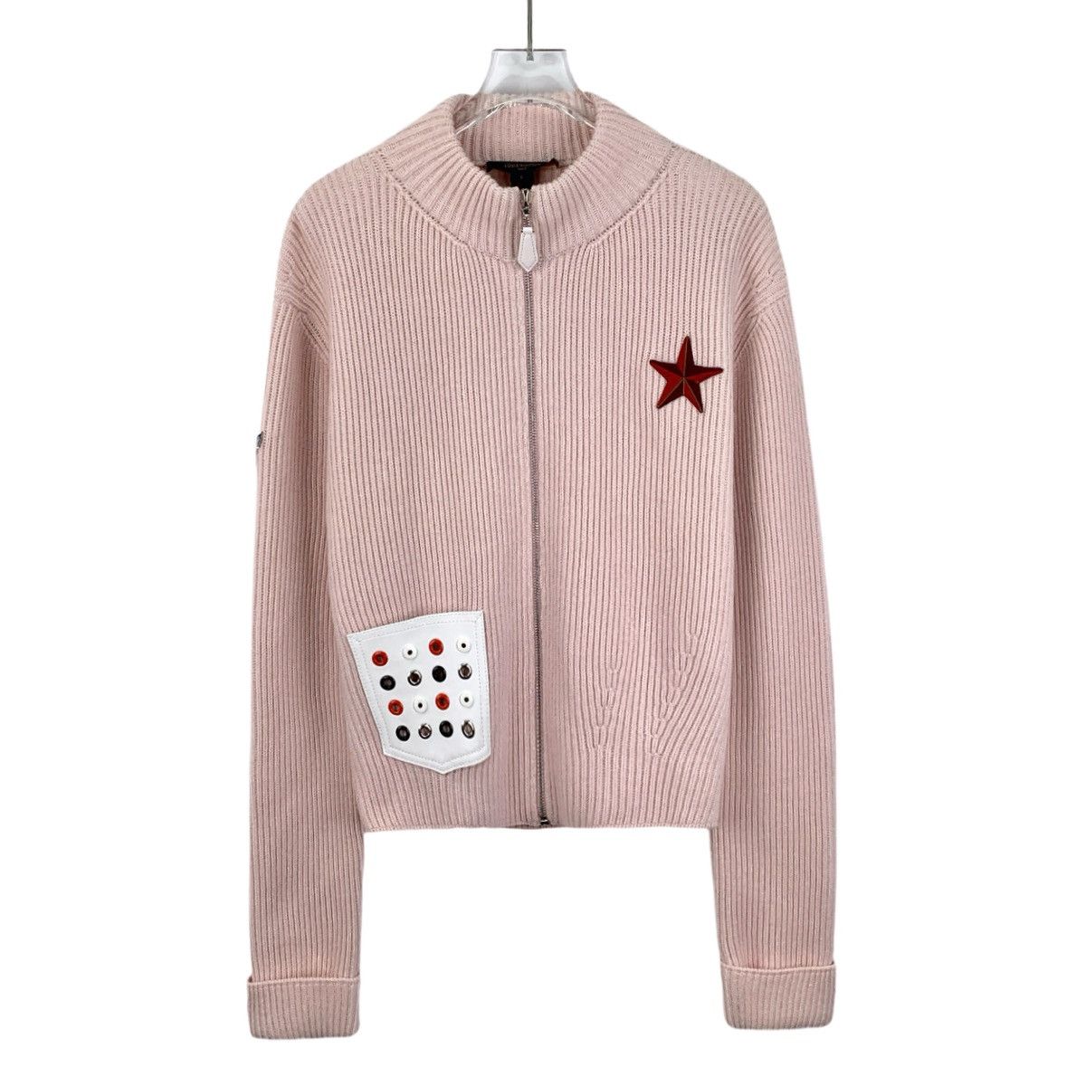 Louis Vuitton Louis Vuitton Zipper Long Sleeve Knit Cardigan K26WX Size S / US 4 / IT 40 - 1 Thumbnail