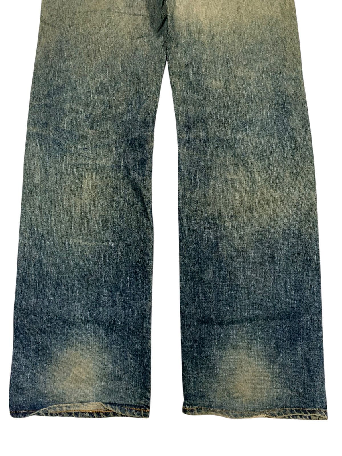 If Six Was Nine × Japanese Brand RARE💥ACOUSTIC SELVEDGE FADED&RUSTY JAPANESE DISTRESSED DENIM Size US 31 - 9 Thumbnail