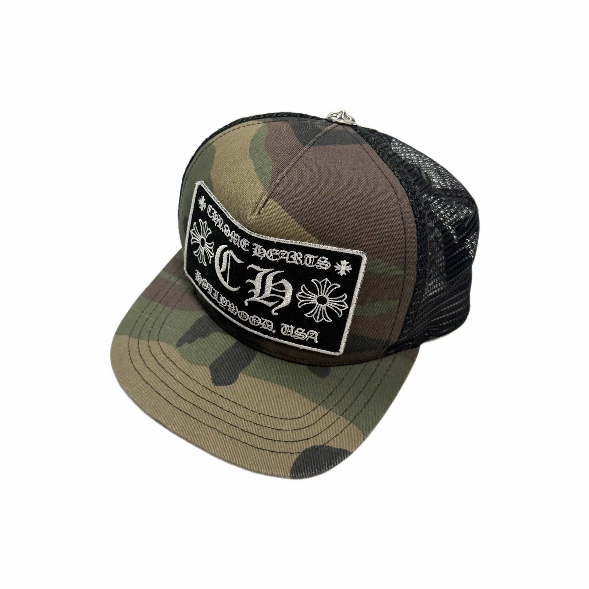 Chrome Hearts chrome hearts camo logo trucker cap Size ONE SIZE - 1 Thumbnail