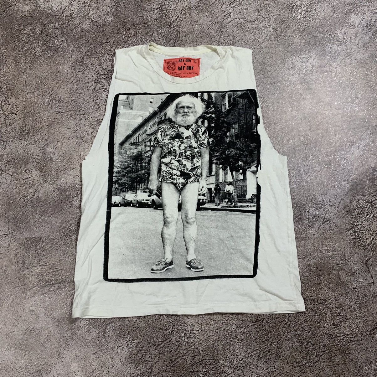 Vintage Vintage Y2K Graphic Tank Top Funny Print Streetwear Baggy L Size US L / EU 52-54 / 3 - 1 Thumbnail