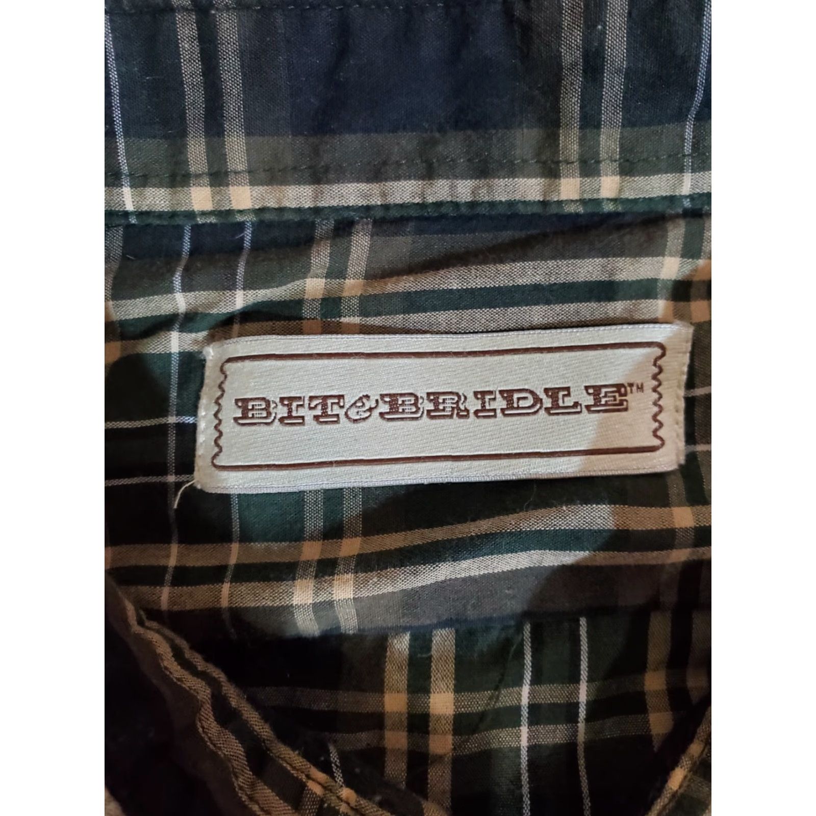 Vintage Bit & Bridle Western Style Rodeo Shirt Long Sleeve Pearl Snap Mens Size 3XL Size US XXL / EU 58 / 5 - 4 Thumbnail