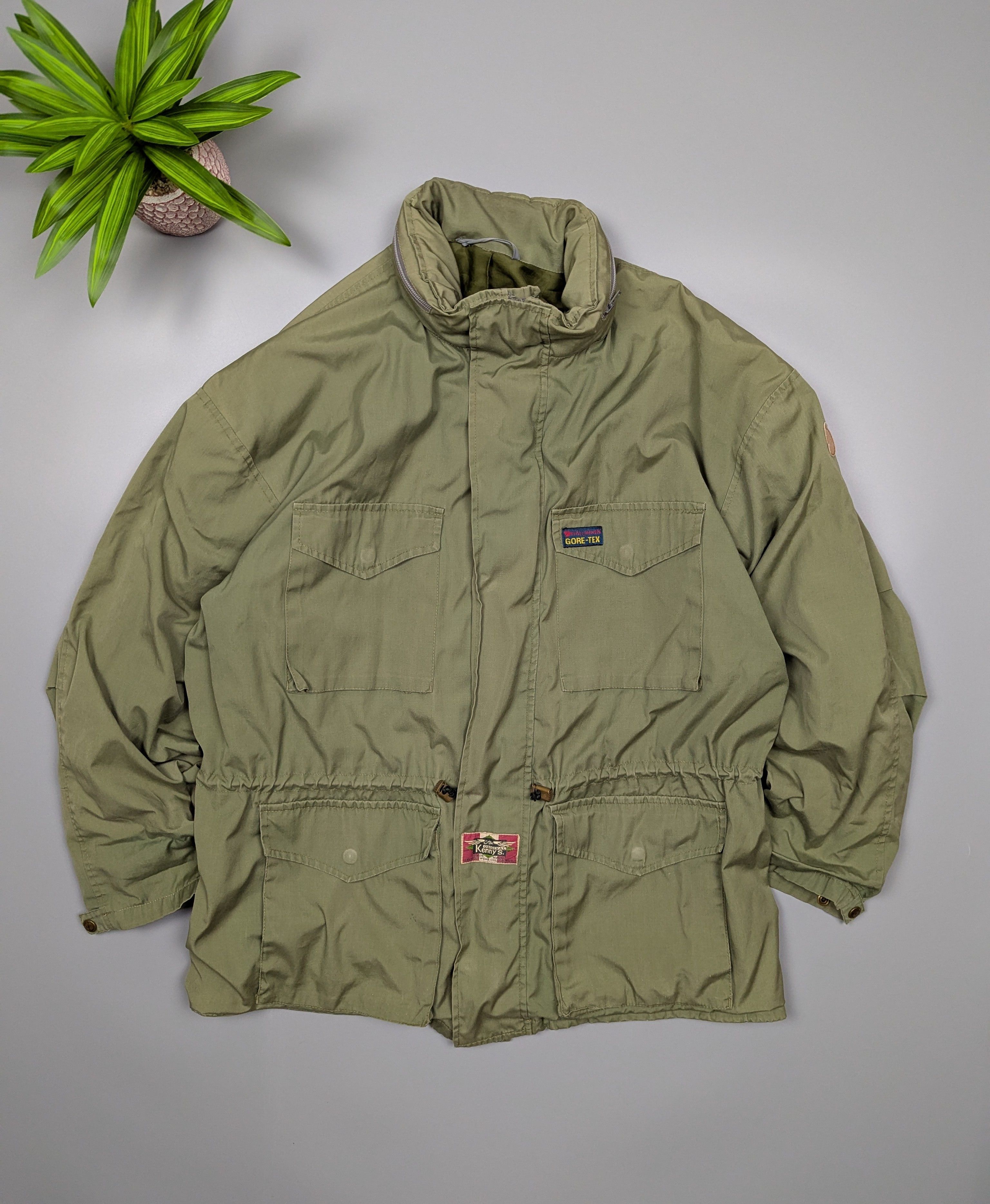 Fjallraven Fjällräven Gore-Tex Jacket Mens L/XL Green 90s Size US XL / EU 56 / 4 - 3 Thumbnail