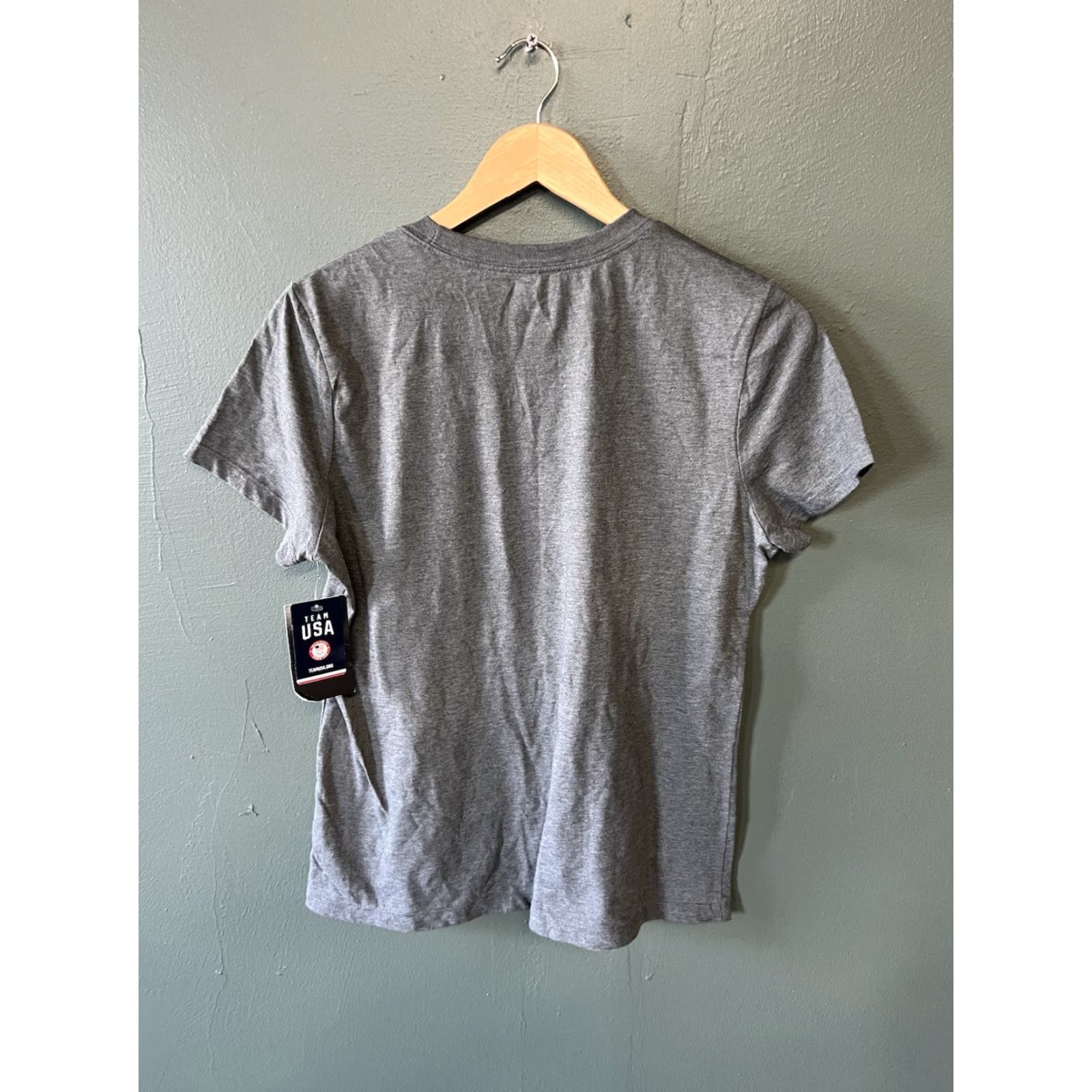 Nike **USA Olympic Team Gray Nike Womens T-shirt Size Medium** User: **USA Olympic Team Gray Nike T-shirt Size Medium** Size M / US 6-8 / IT 42-44 - 2 Thumbnail