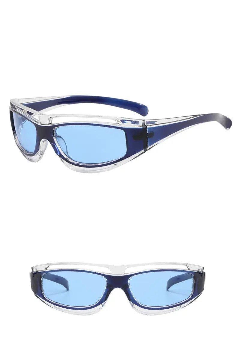 Other Blue Lense Cateye Glasses Sunglasses Size ONE SIZE - 2 Thumbnail