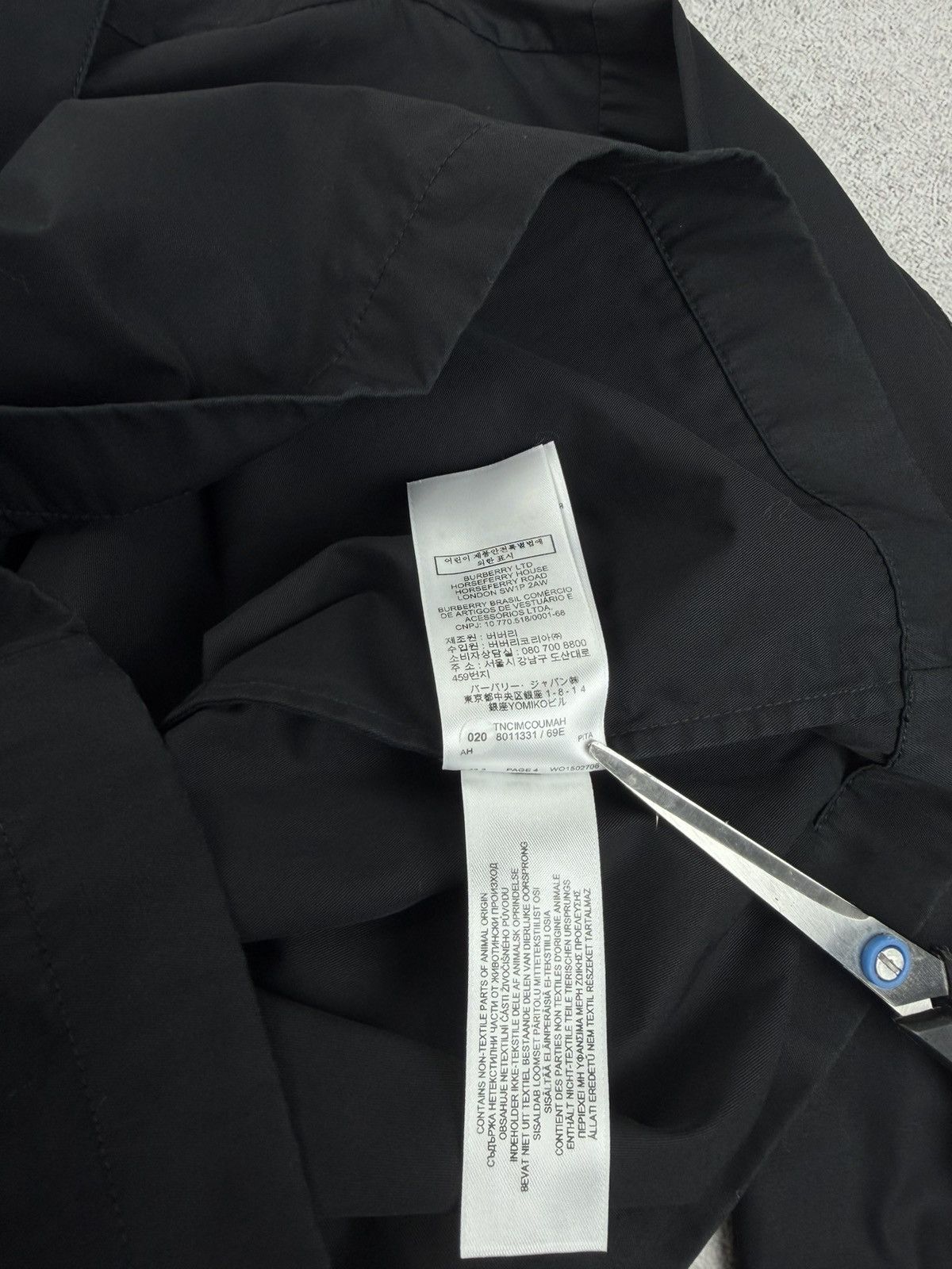 Burberry Burberry Half Zip Logo Tape Shirt Black Size US XS / EU 42 / 0 - 12 Thumbnail
