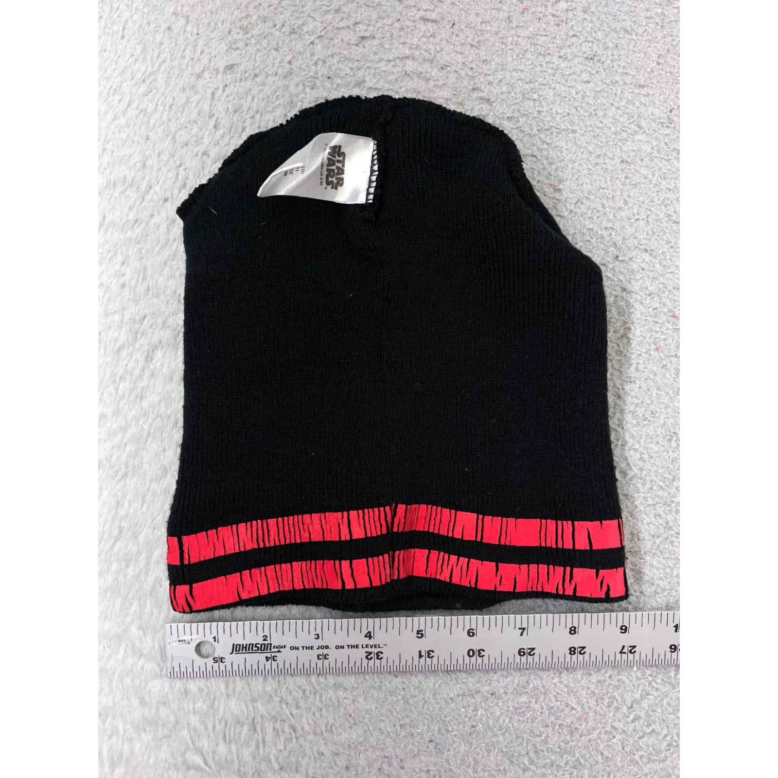 Star Wars Star Wars Beanie Toque Adult One Size Black Pink Stripe Knit 100% Arylic Size ONE SIZE - 5 Thumbnail