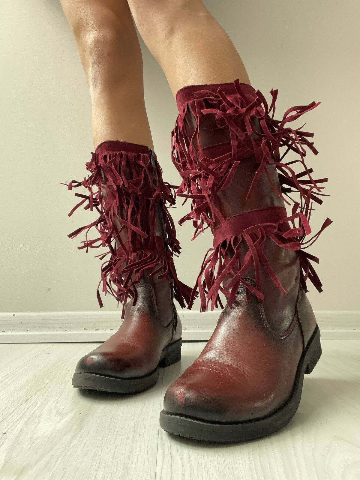 Vintage y2k leather boots Size US 6 / IT 36 - 7 Thumbnail