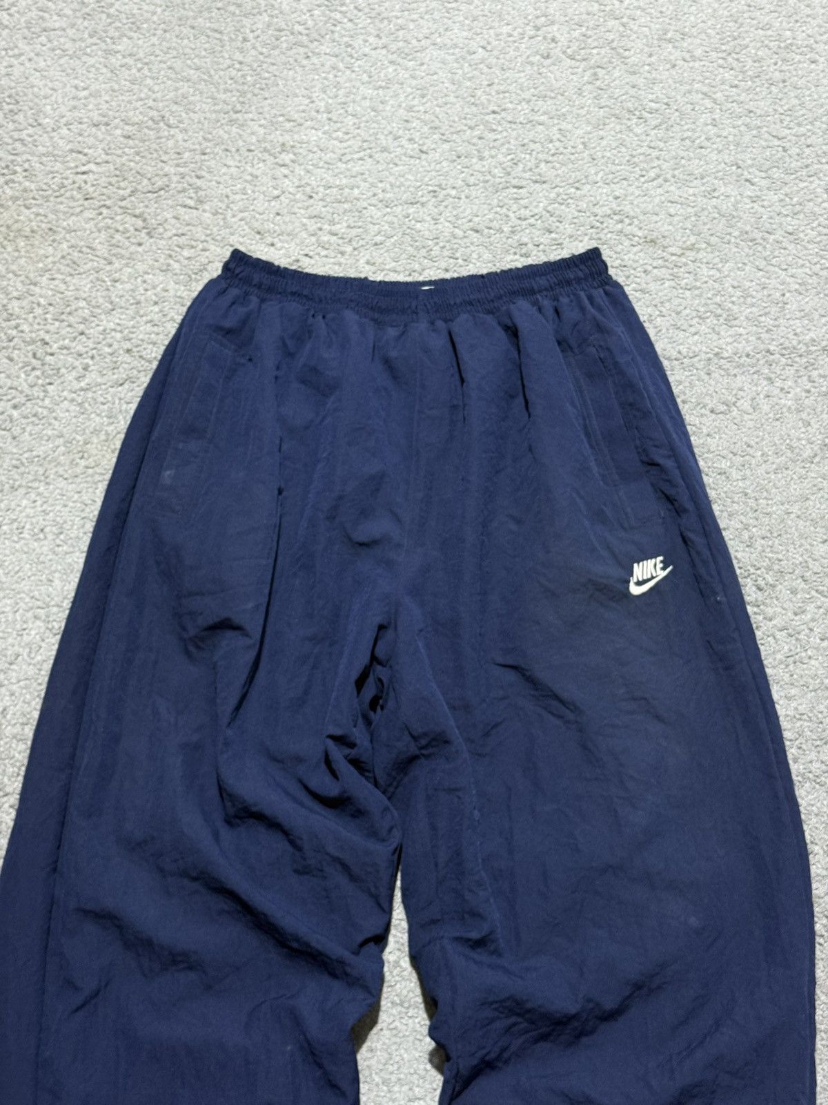 Nike Vintage 90s 80s Nike Sweat Nylon Pants Joggers zip swoosh Size US 34 / EU 50 - 4 Thumbnail