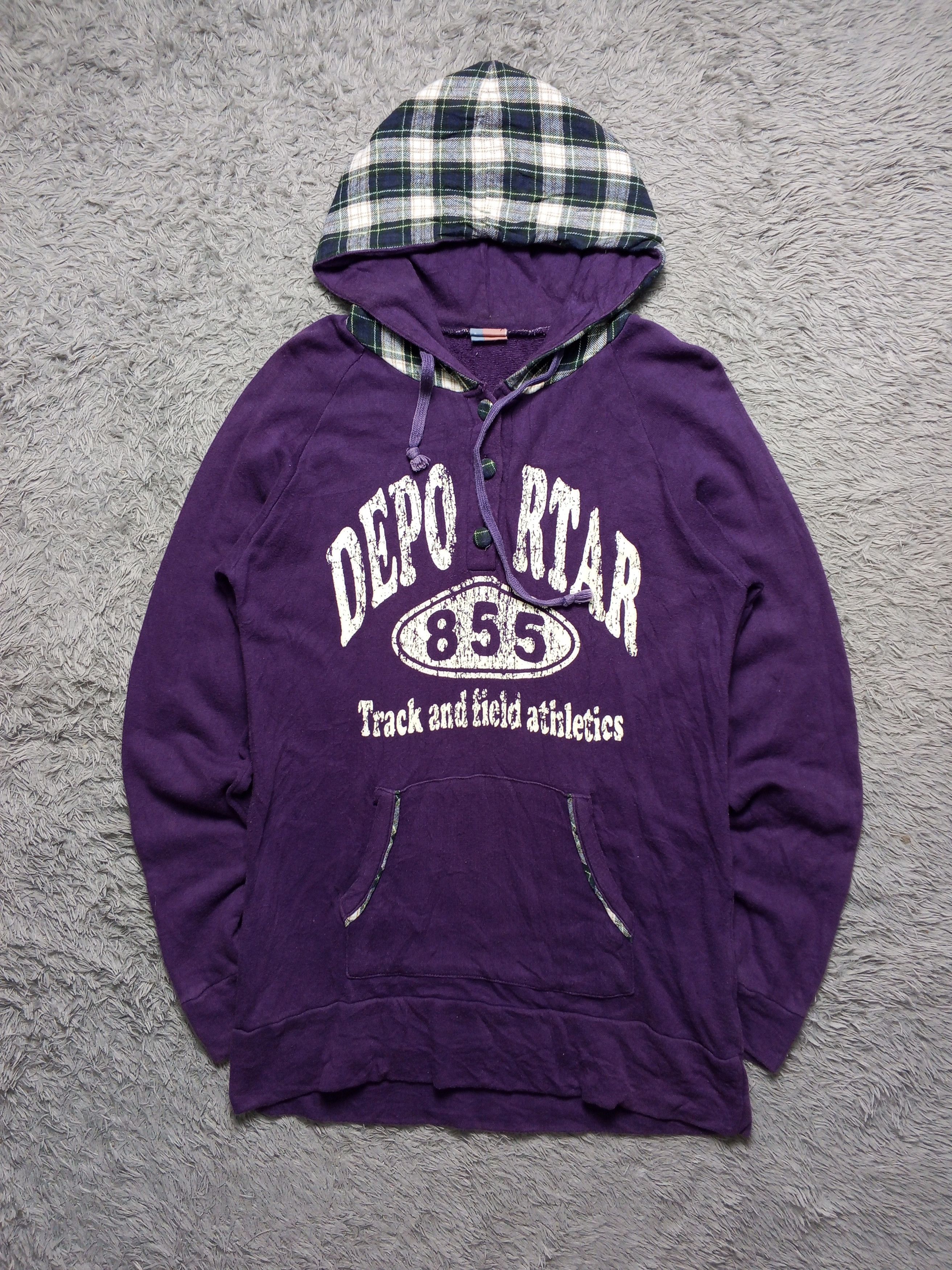 Japanese Brand Japan Brand Deportar Hoodie Size US M / EU 48-50 / 2 - 2 Thumbnail