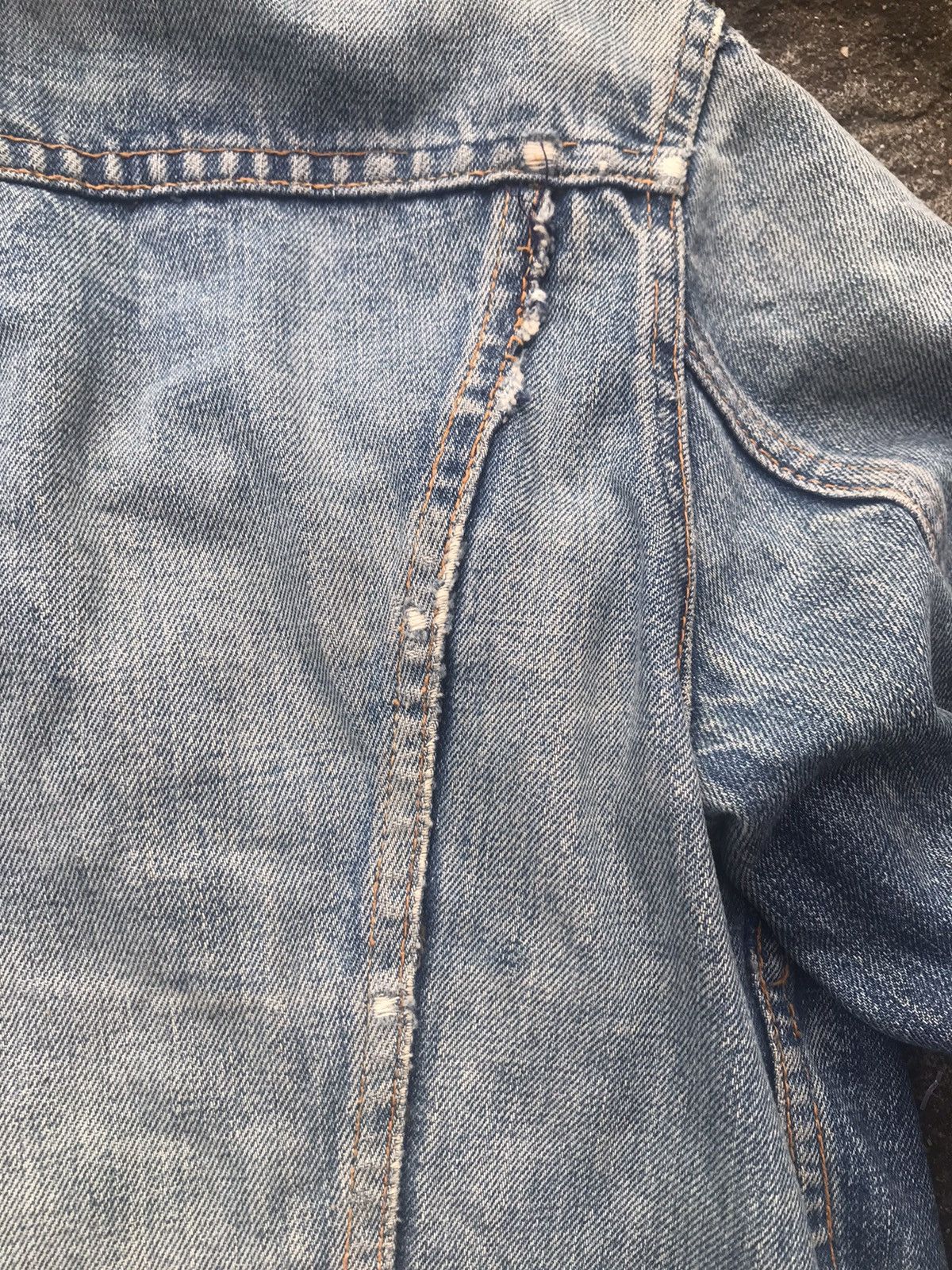 Levi's True Vintage Distressed Levis Trucker Jacket Big E Size US S / EU 44-46 / 1 - 20 Thumbnail