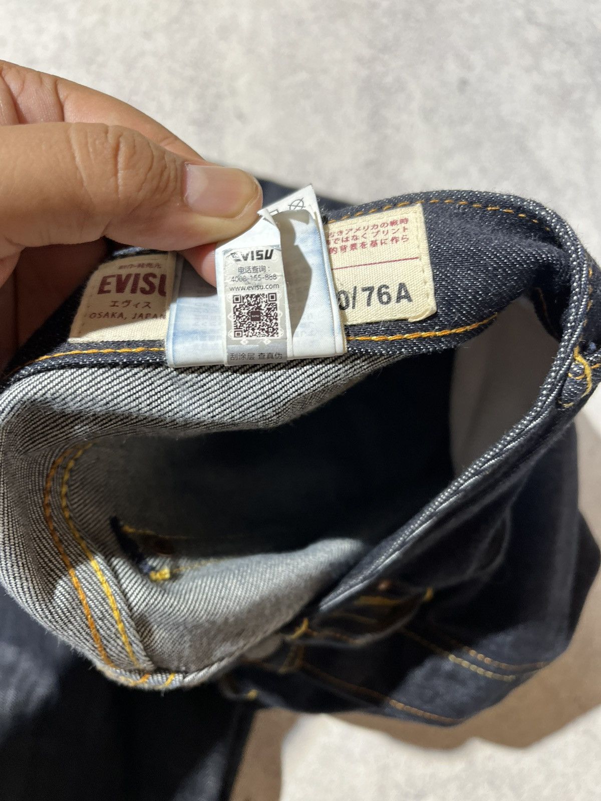 Evisu EVISU Logo pocket Salvage Size US 31 - 17 Thumbnail