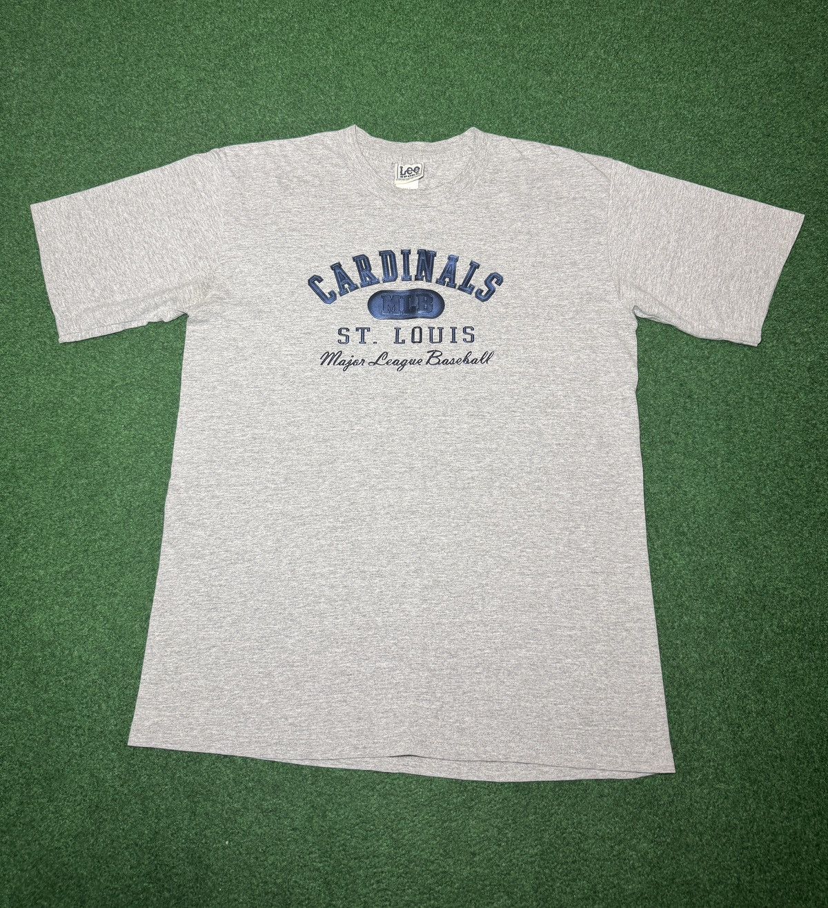 Vintage Vintage 90s St Louis Cardinals Lee L/XL Unique MLB T Shirt Size US L / EU 52-54 / 3 - 1 Thumbnail
