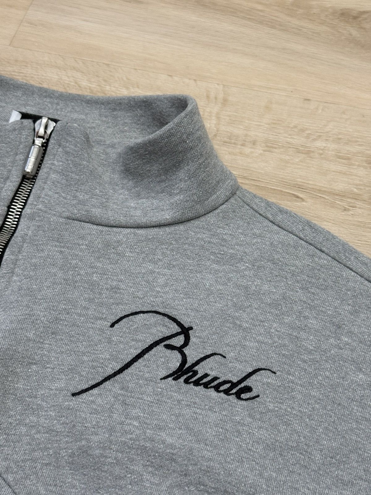 Rhude Rhude Classic Logo Quarter Zip Sweatshirt Size US XL / EU 56 / 4 - 3 Thumbnail
