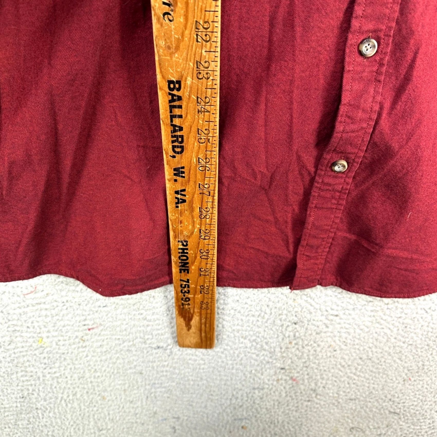 Eddie Bauer VINTAGE Eddie Bauer Relaxed Fit Flannel Shirt Men XL Red Button-Down Long Sleeve Casual Size US XL / EU 56 / 4 - 7 Thumbnail