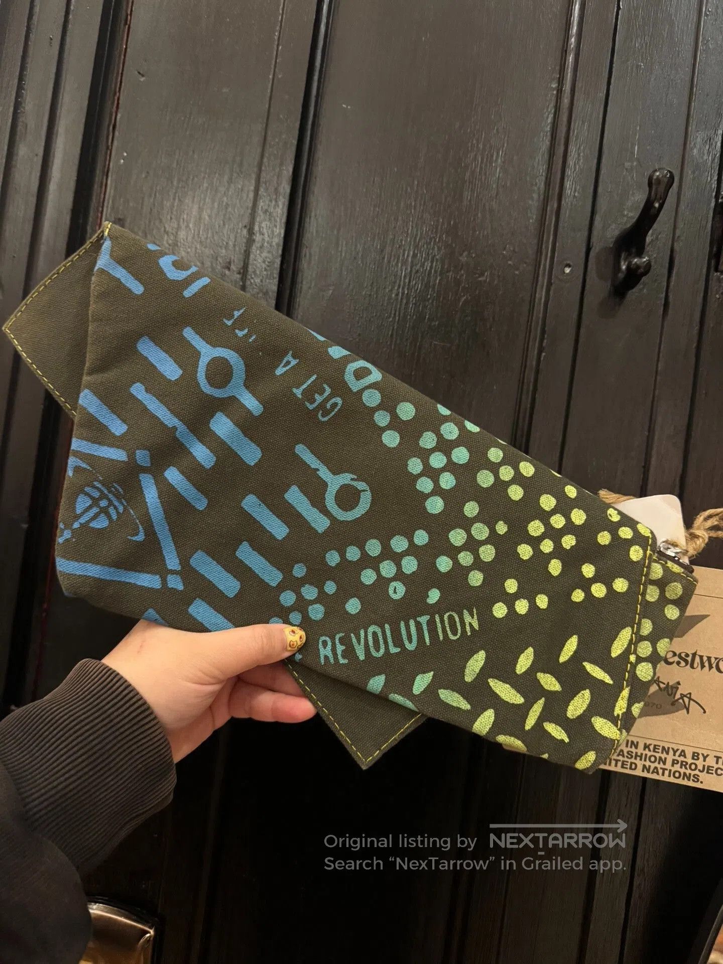 Vivienne Westwood Vivienne Westwood Africa Canvas Saturn Clutch. Size ONE SIZE - 3 Thumbnail