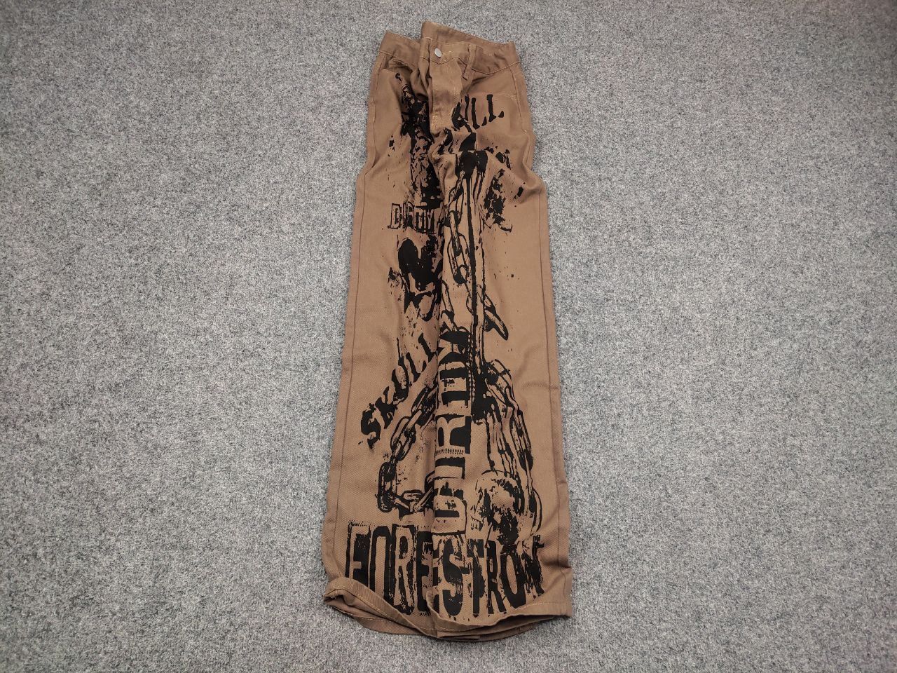 Japanese Brand Vintage Hysteric Glamour style Art Pattern Light Pants Y2K Size US 32 / EU 48 - 2 Thumbnail