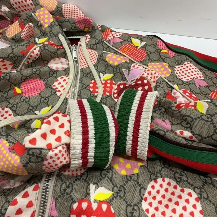 Gucci Gucci Valentine's Day Apple Pattern Hooded Jacket-2507 Size S / US 4 / IT 40 - 6 Thumbnail