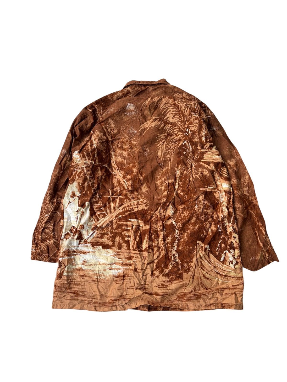 Kenzo Rare kenzo made in japan art button up Size US L / EU 52-54 / 3 - 3 Thumbnail