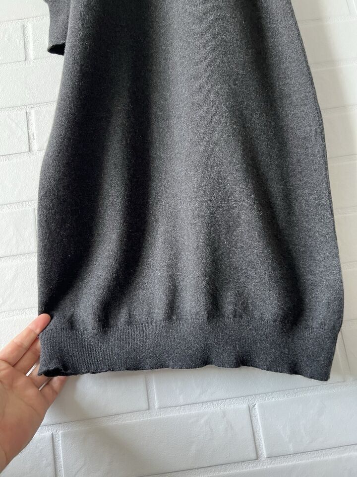 Brunello Cucinelli Brunello Cucinelli Long Cashmere Dress Grey Size S Size S / US 4 / IT 40 - 12 Thumbnail