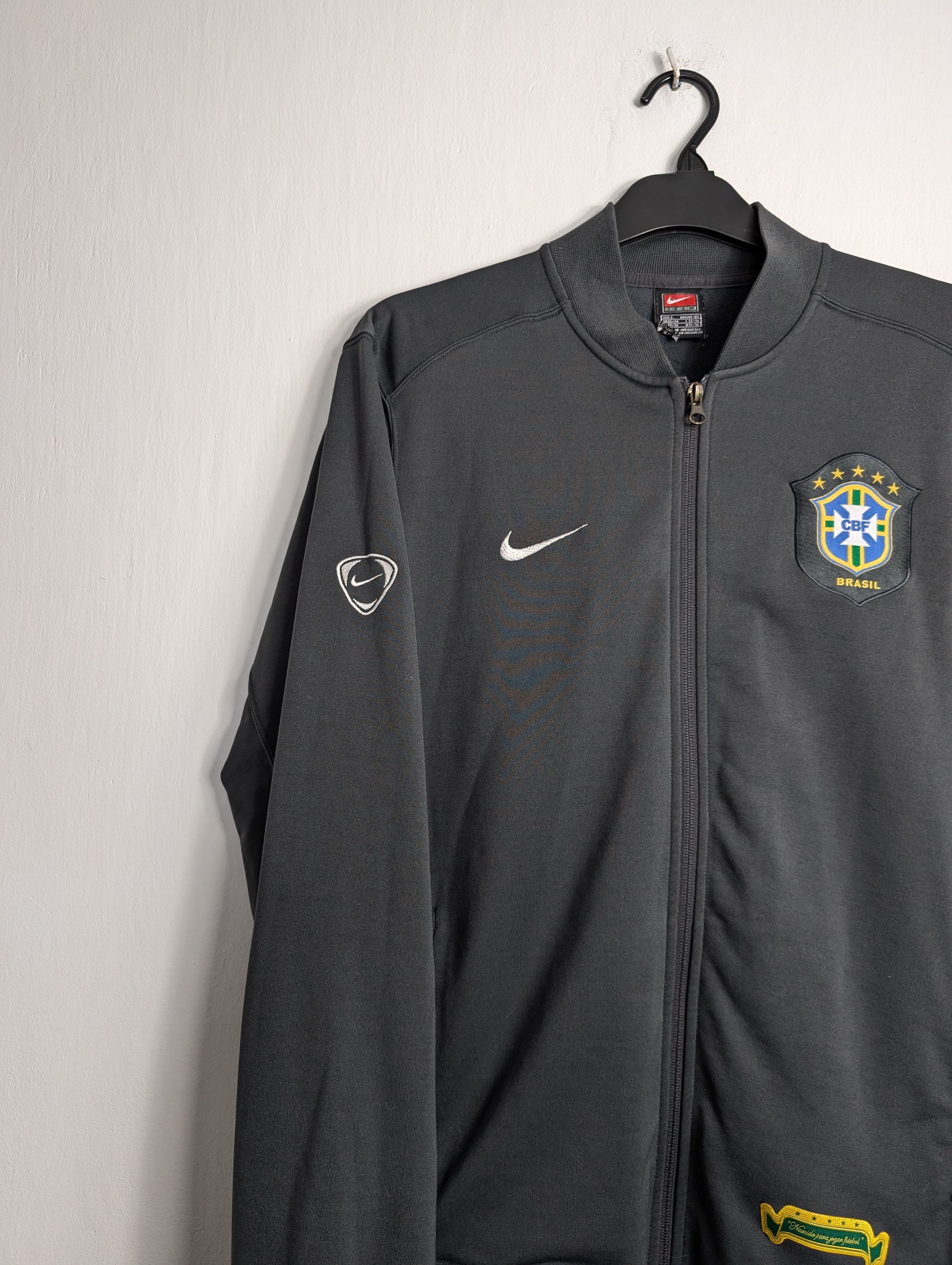 Nike Nike Brasil CBF Track Jacket 2006 Retro Football Blokecore Size US L / EU 52-54 / 3 - 2 Thumbnail