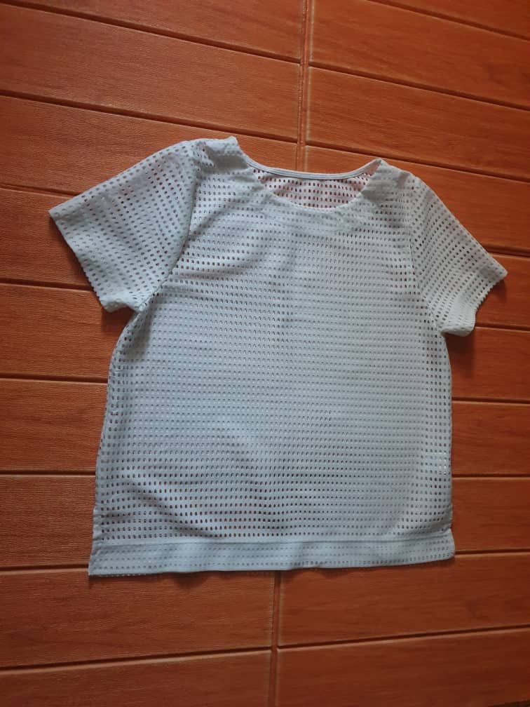 Japanese Brand Punk rock harajuku white colour Mesh Shirt Size S / US 4 / IT 40 - 3 Thumbnail