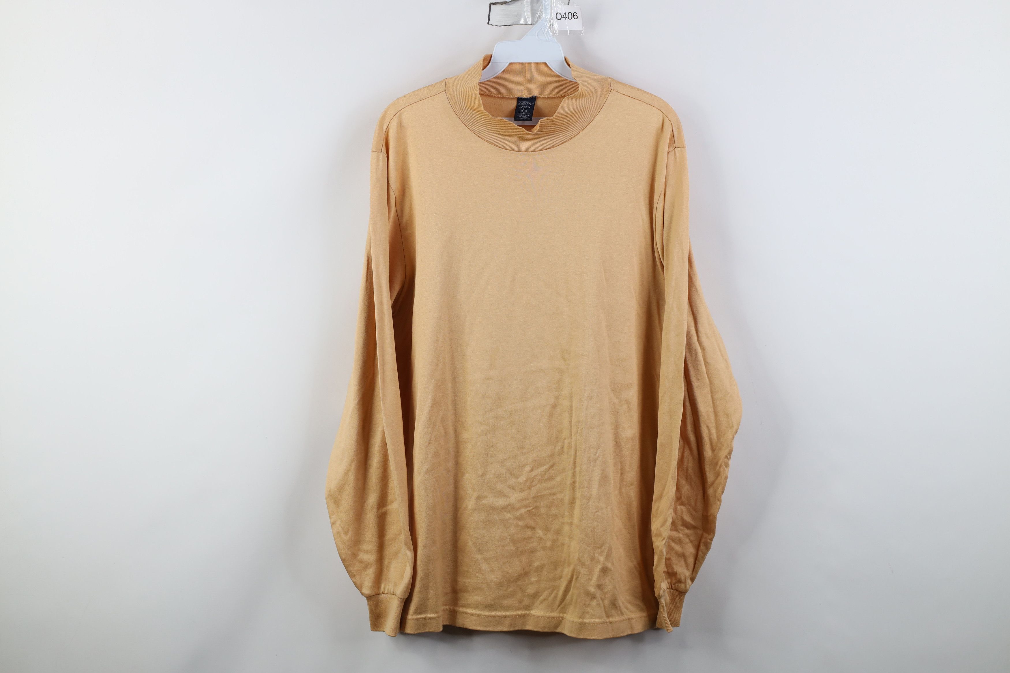 Lands' End Vintage 90s Lands End Knit Mock Neck Long Sleeve T-Shirt USA Size US M / EU 48-50 / 2 - 1 Thumbnail