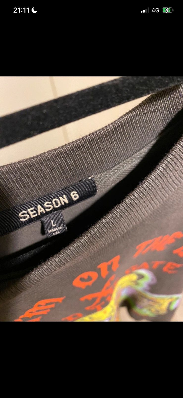 Yeezy tshirt Yeezy Season 6 for xxxtentation Size US L / EU 52-54 / 3 - 5 Thumbnail