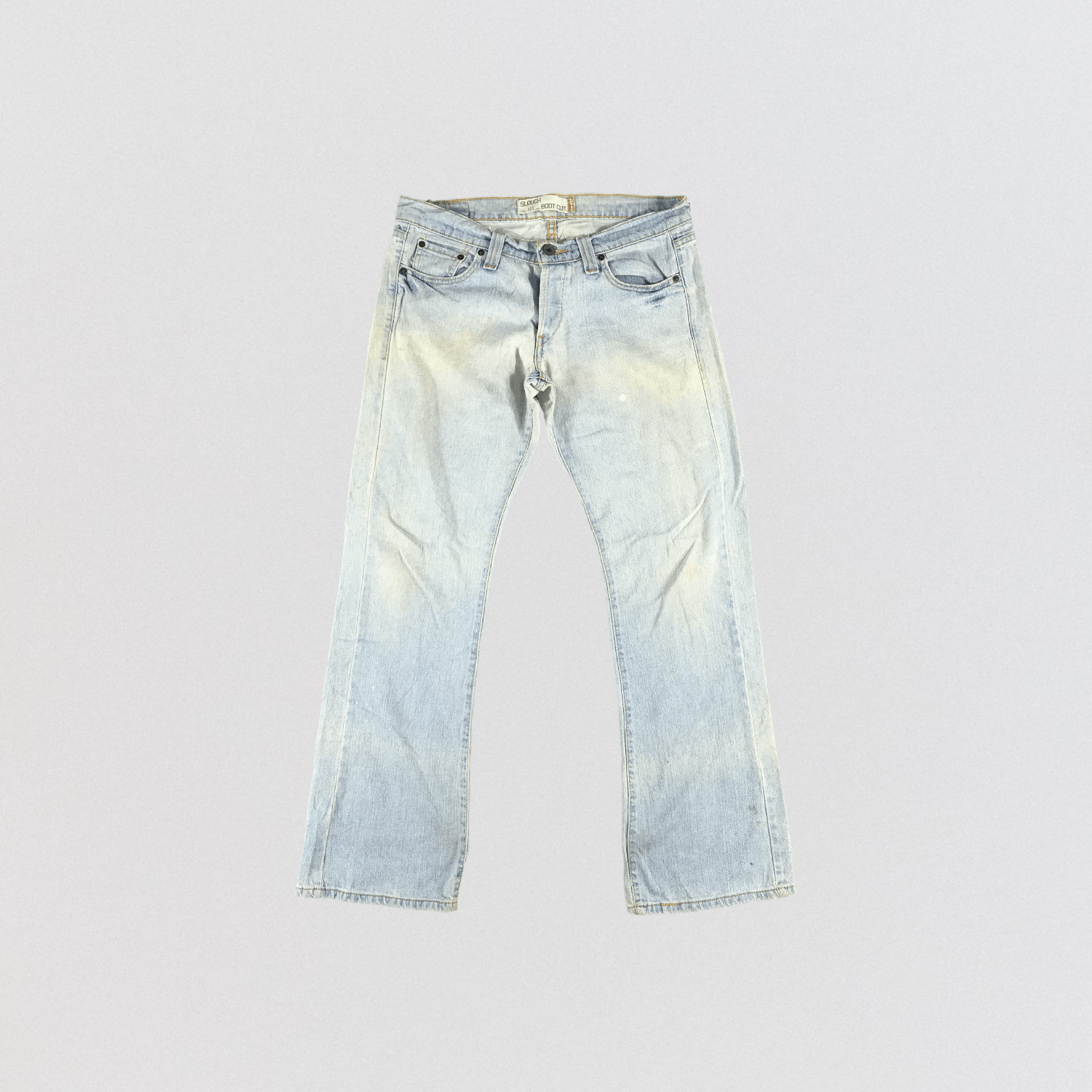 Levi's × Vintage Vintage Light Wash Levis 513 Jeans-JM2893 Size US 35 - 1 Thumbnail