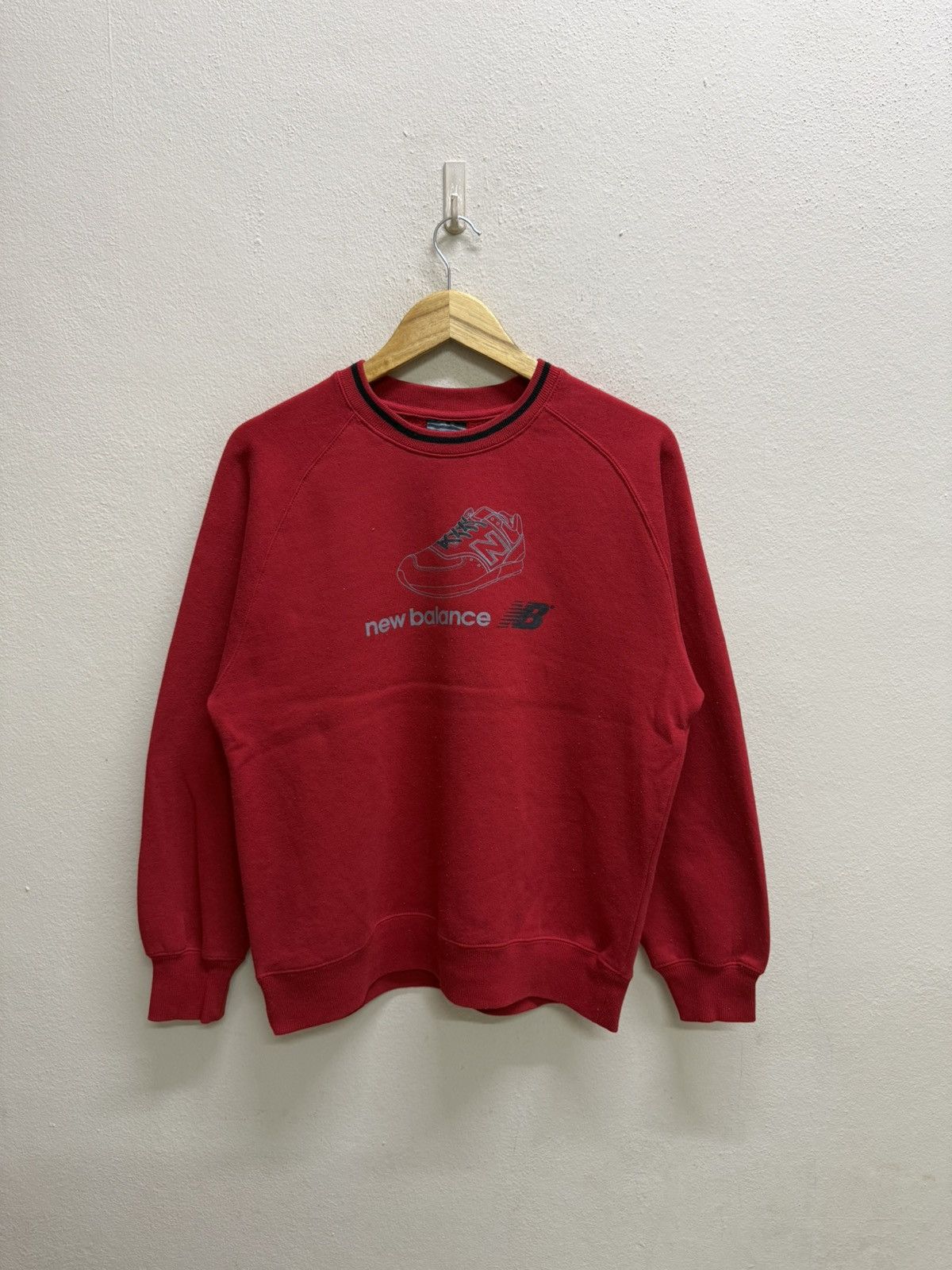 New Balance Vintage Y2K New Balance Biglogo Sweatshirt Size US S / EU 44-46 / 1 - 14 Thumbnail