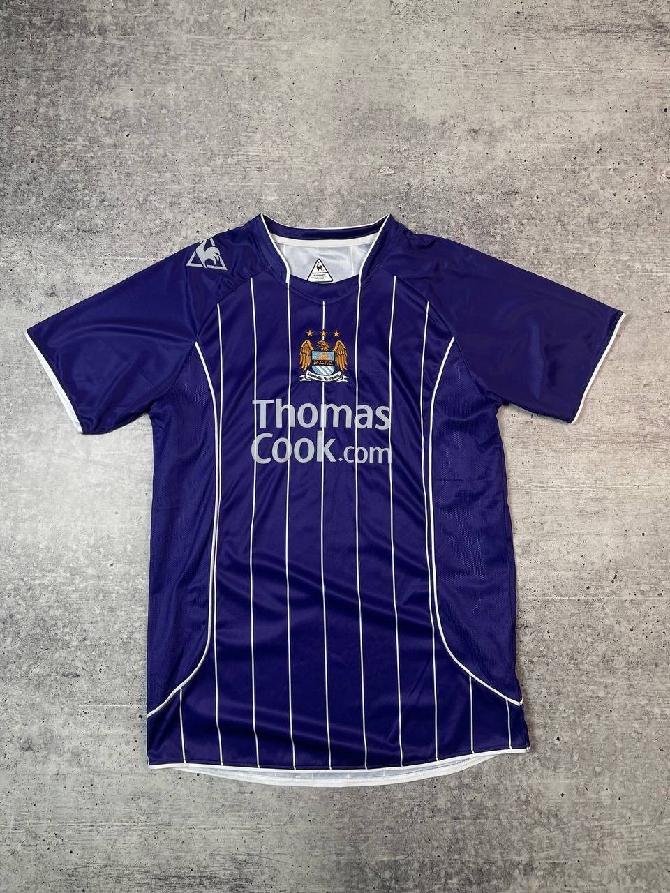 Le Coq Sportif 2007/08 Le Coq Sportif Manchester City Soccer Jersey Y2K Size US M / EU 48-50 / 2 - 1 Thumbnail