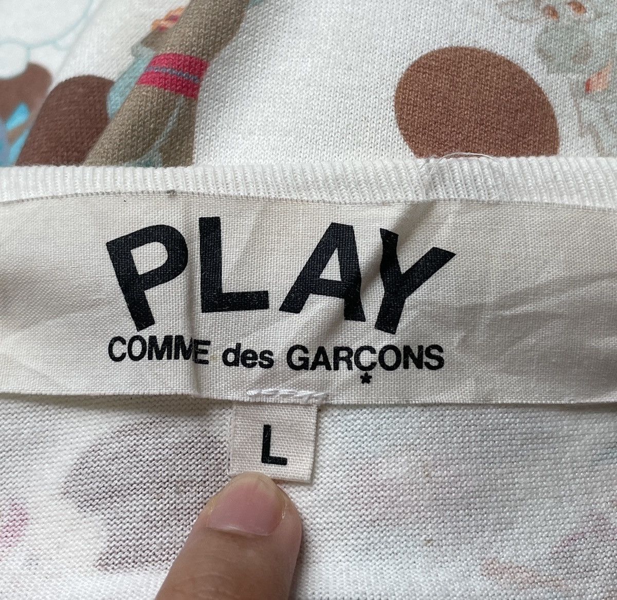 Comme des Garcons × Disney × Japanese Brand Vintage Brand Comme Des Garcons Disney T-shirt 2000s Size US L / EU 52-54 / 3 - 9 Thumbnail
