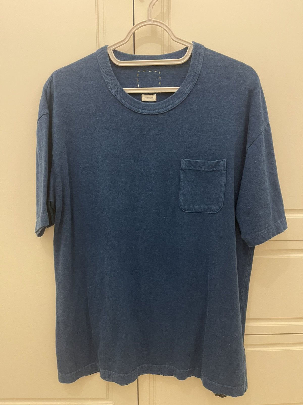Visvim Visvim Jumbo Tee S/S (N.D.) sz2 Dark Indigo Size US M / EU 48-50 / 2 - 3 Thumbnail