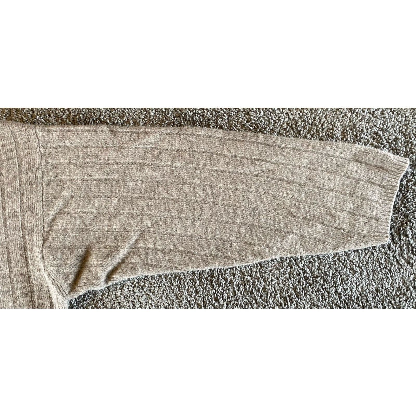 Vintage Structure Men’s Size L Henley Sweater Lambswool Rabbit Hair Collared Beige Mens Size US L / EU 52-54 / 3 - 4 Thumbnail