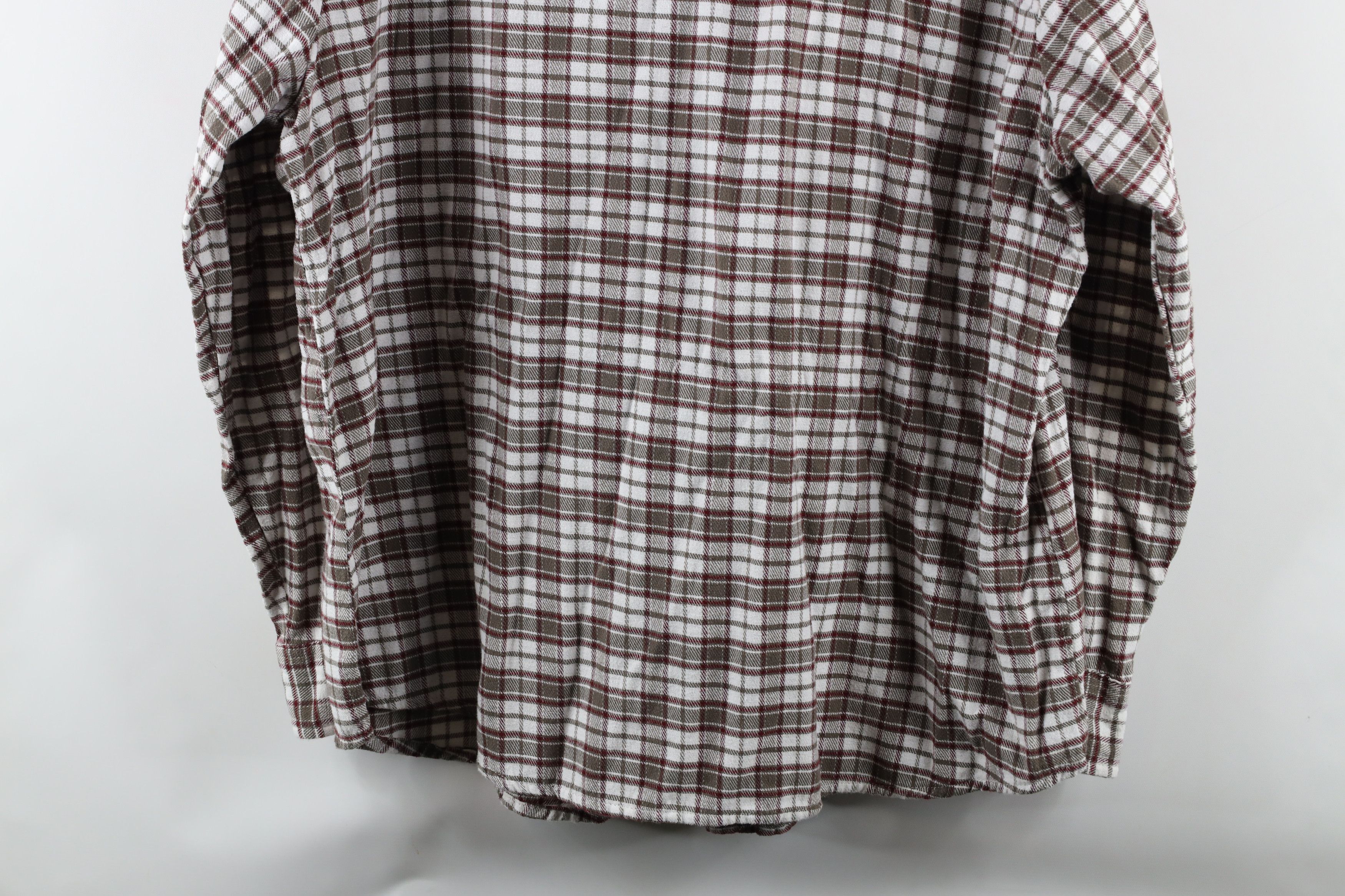 Vintage Vintage 90s Streetwear Collared Snap Button Shirt Plaid Size US XL / EU 56 / 4 - 10 Thumbnail