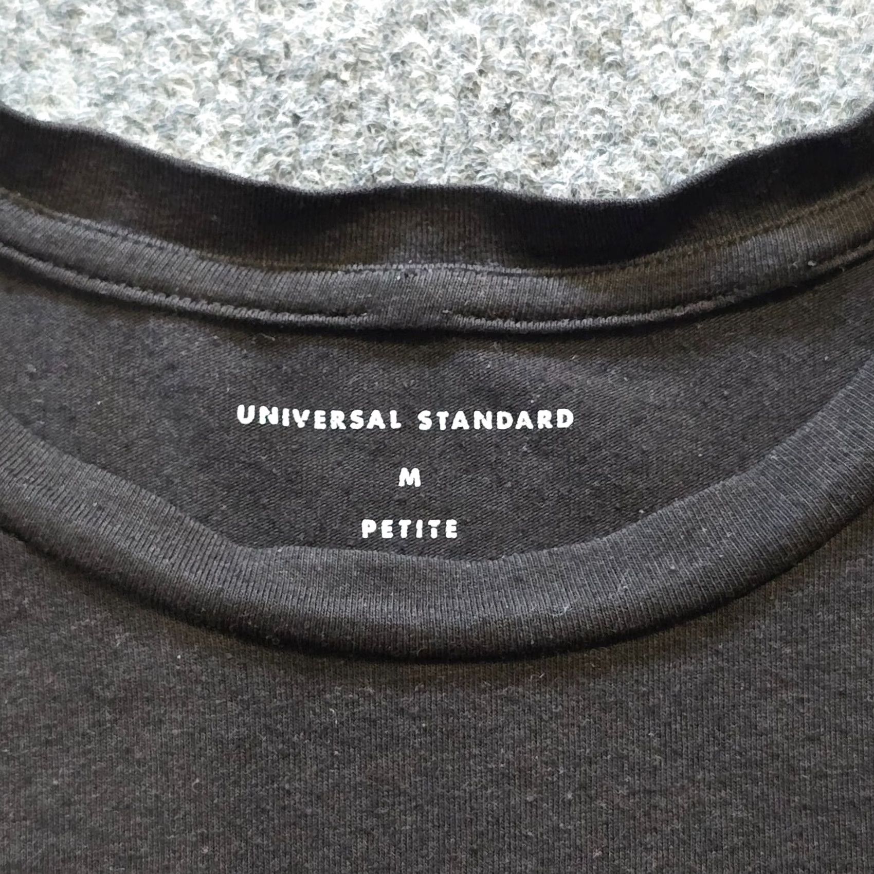Vintage Universal Standard Top Womens Size PM Petite Black Boxy Short Sleeve Capsule Shirt Size M / US 6-8 / IT 42-44 - 3 Thumbnail