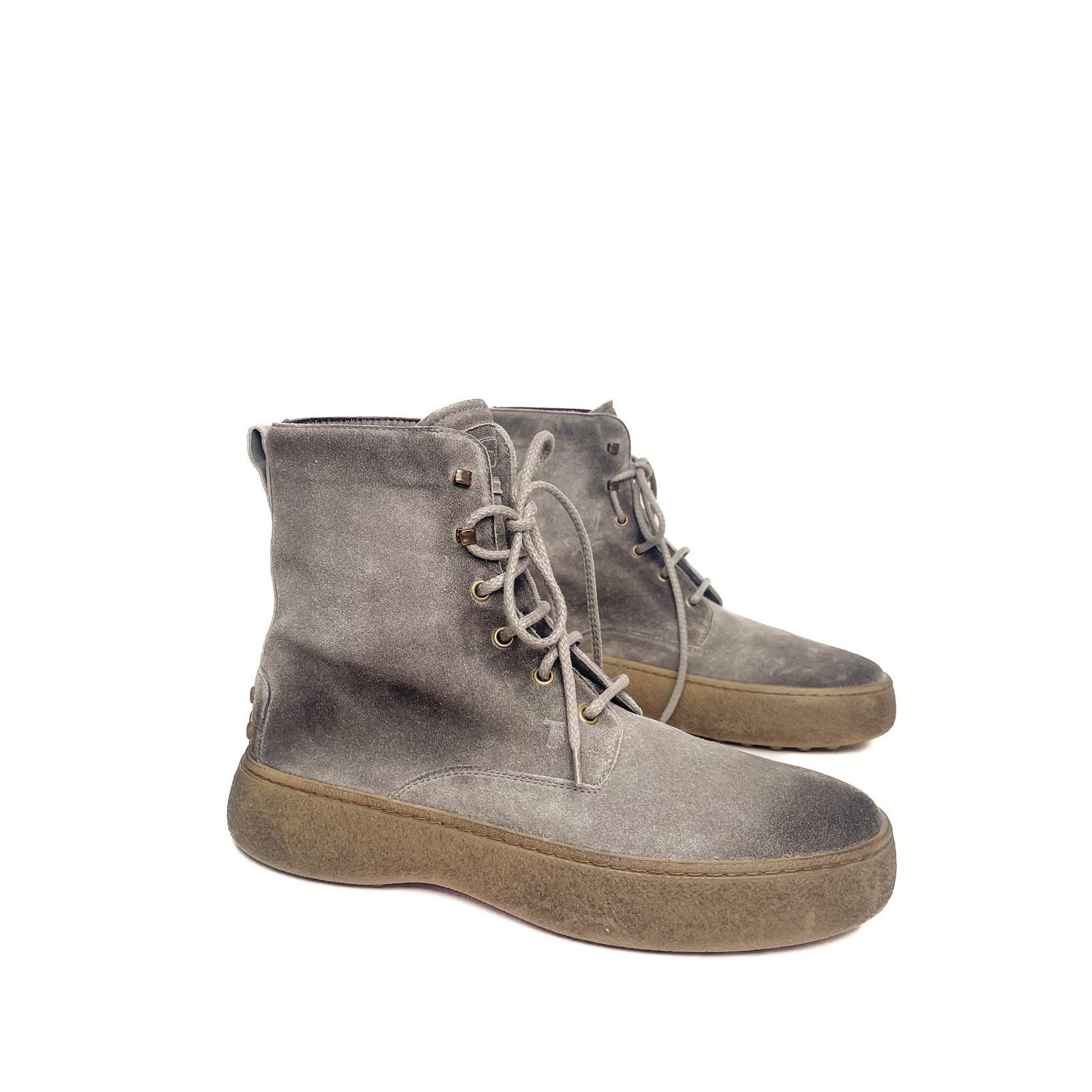 Tod's Heritage Lace-up Ankle Boots Size US 7.5 / EU 40-41 - 3 Thumbnail