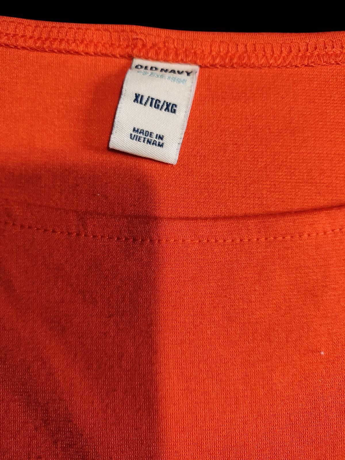 Old Navy Old Navy Orange Sleeveless Midi Dress w/Scalloped Neckline Size XL / US 12-14 / IT 48-50 - 7 Thumbnail