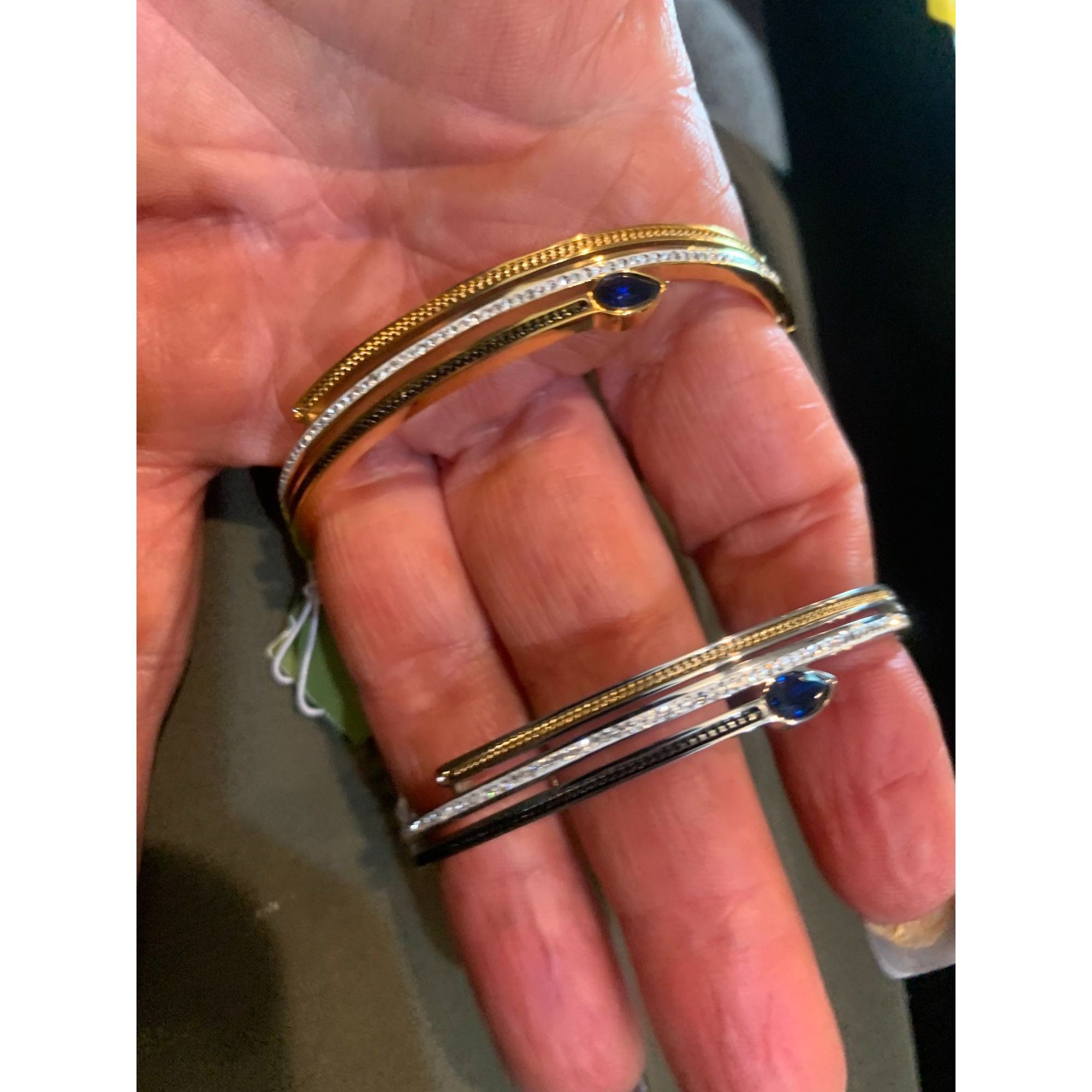 Other Stainless Steel MZ Collection Gold & Silver Tone Bangles Wit Size ONE SIZE - 6 Thumbnail