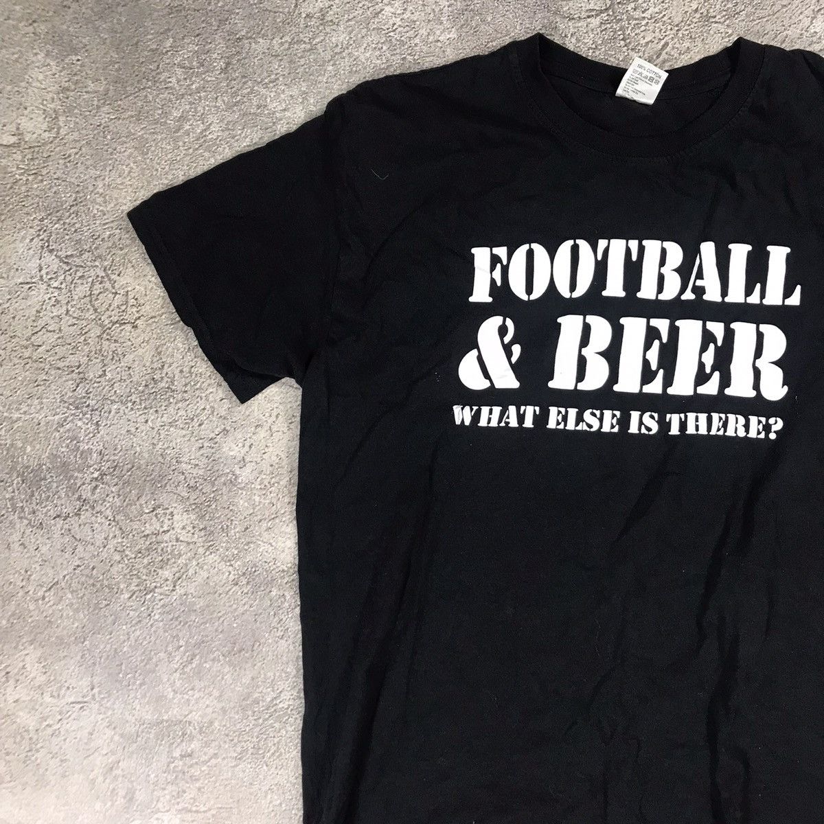 Vintage Vintage Y2K Graphic Tee Football Beer Slogan Streetwear XL Size US XL / EU 56 / 4 - 3 Thumbnail