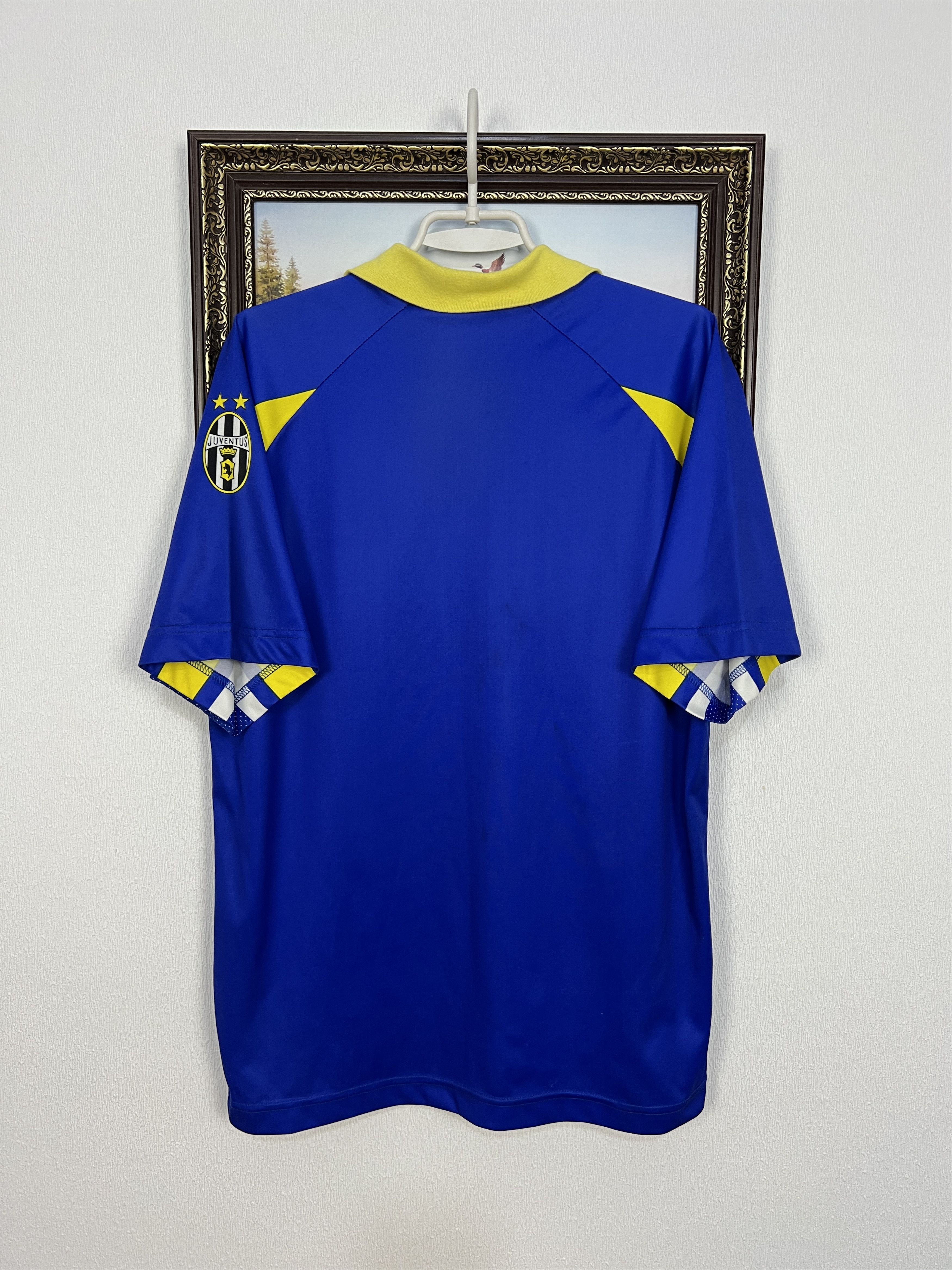 Kappa Juventus Third football shirt 1998 Soccer Kappa Blue Maglia Size US L / EU 52-54 / 3 - 9 Thumbnail