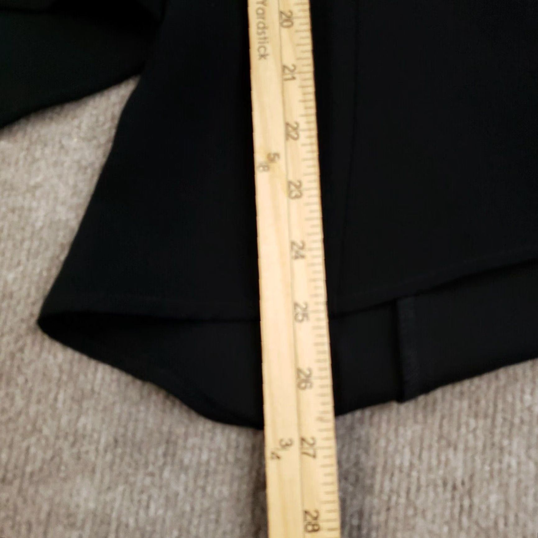 Anthropologie VINTAGE Anthropologie Zinnia High Rise Tulip Hem Pants Womens 4 Black Boho Dress Pants Flared Regular Mens? Size 27" / US 4 / IT 40 - 3 Thumbnail