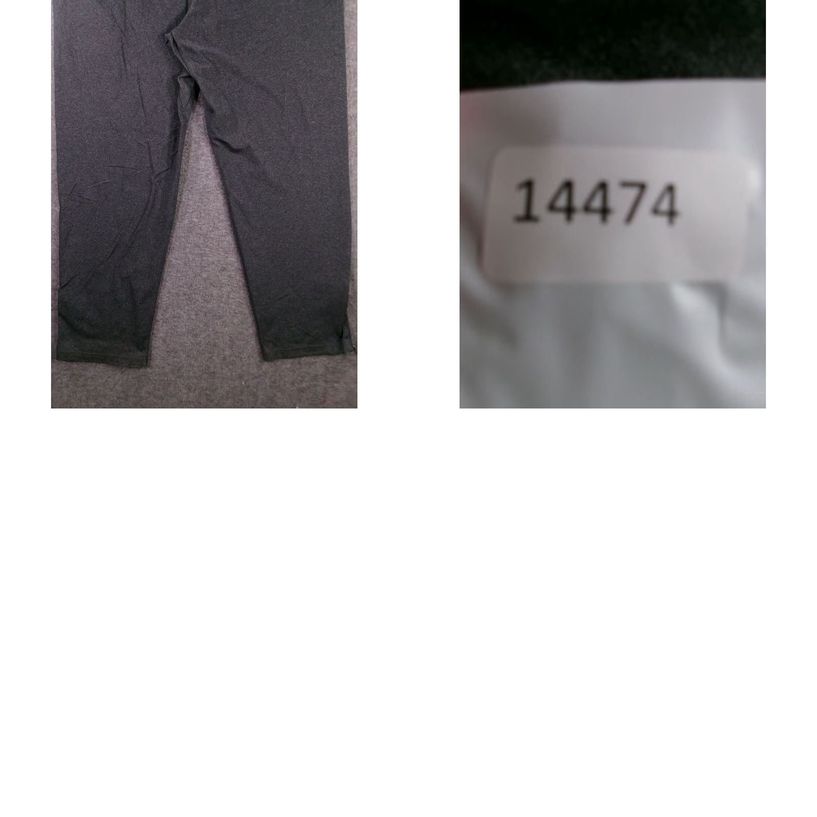 Vintage All In Motion Joggers Men 2XL Black Athletic Nylon Polyester Spandex Drawstring Ankle Zipper Pockets Activewear Lounge Size US 39 - 9 Thumbnail