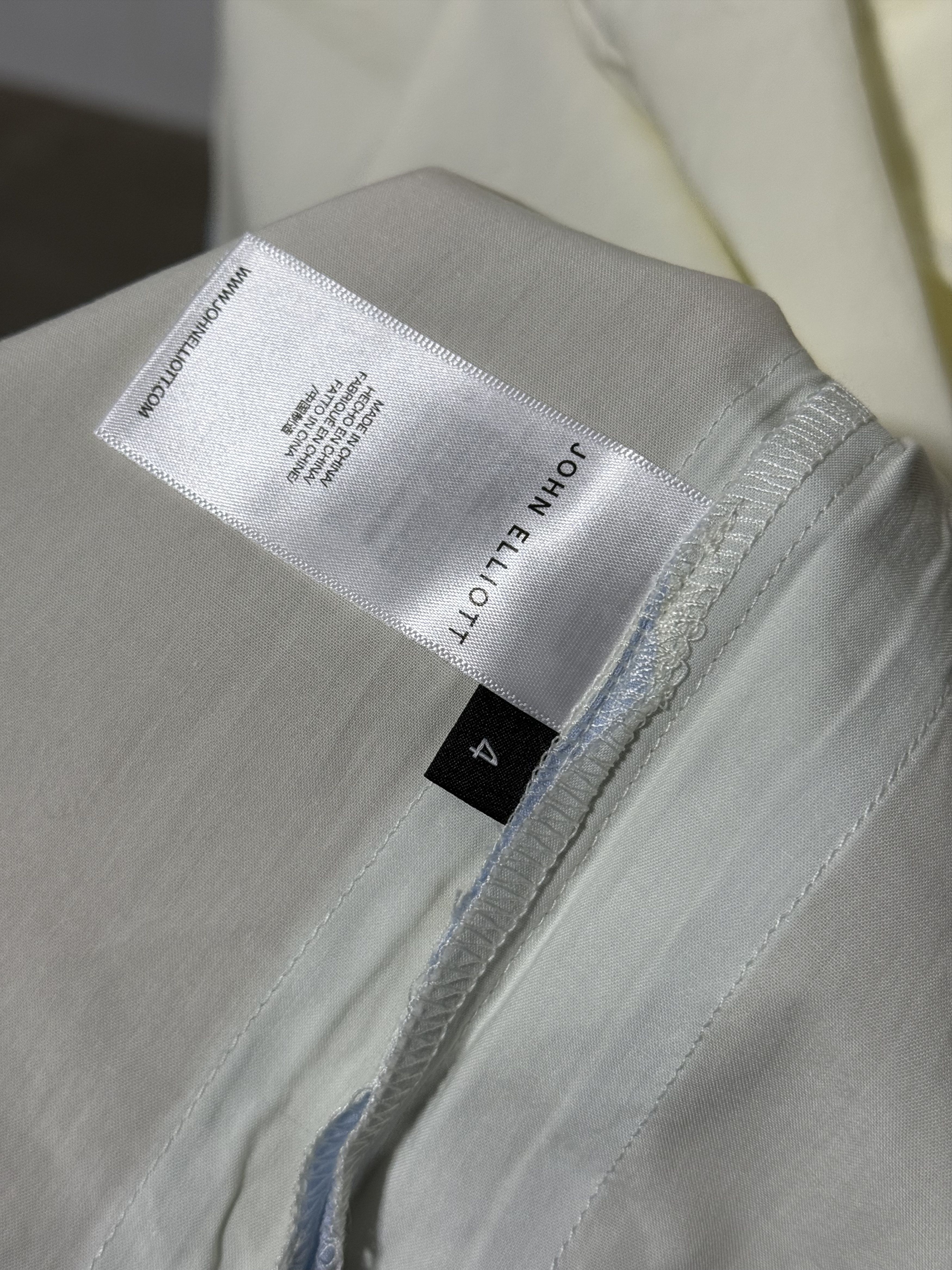 John Elliott John Elliott Pullover Camp Shirt 'Salt/Light Blue' Size US XL / EU 56 / 4 - 3 Thumbnail